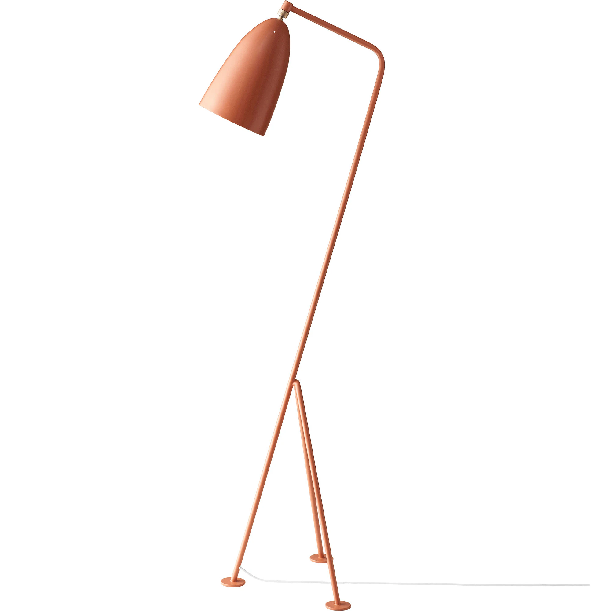 Gubi Gr&auml;shoppa Golvlampa - Golvlampor St&aring;l Vintage Red