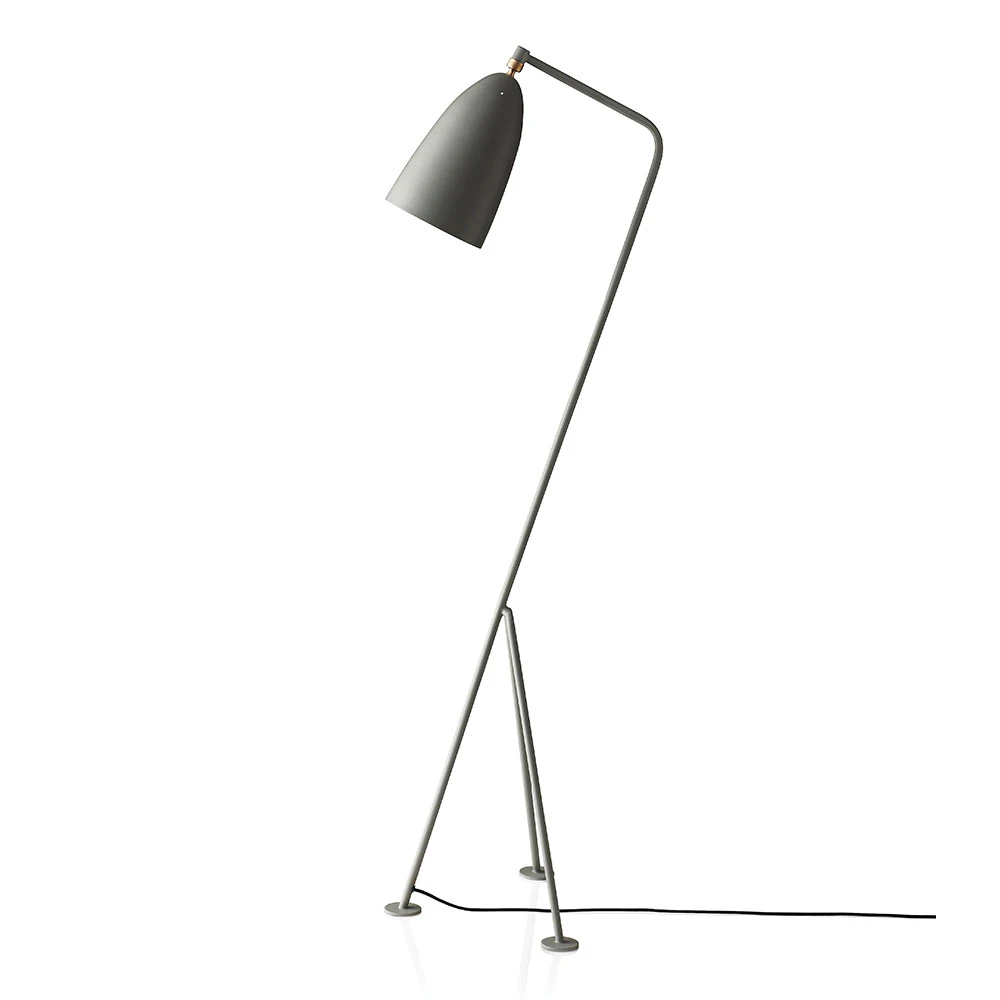 Gubi Gr&auml;shoppa Golvlampa Bl&aring;gr&aring; - Golvlampor St&aring;l Dusty Blue