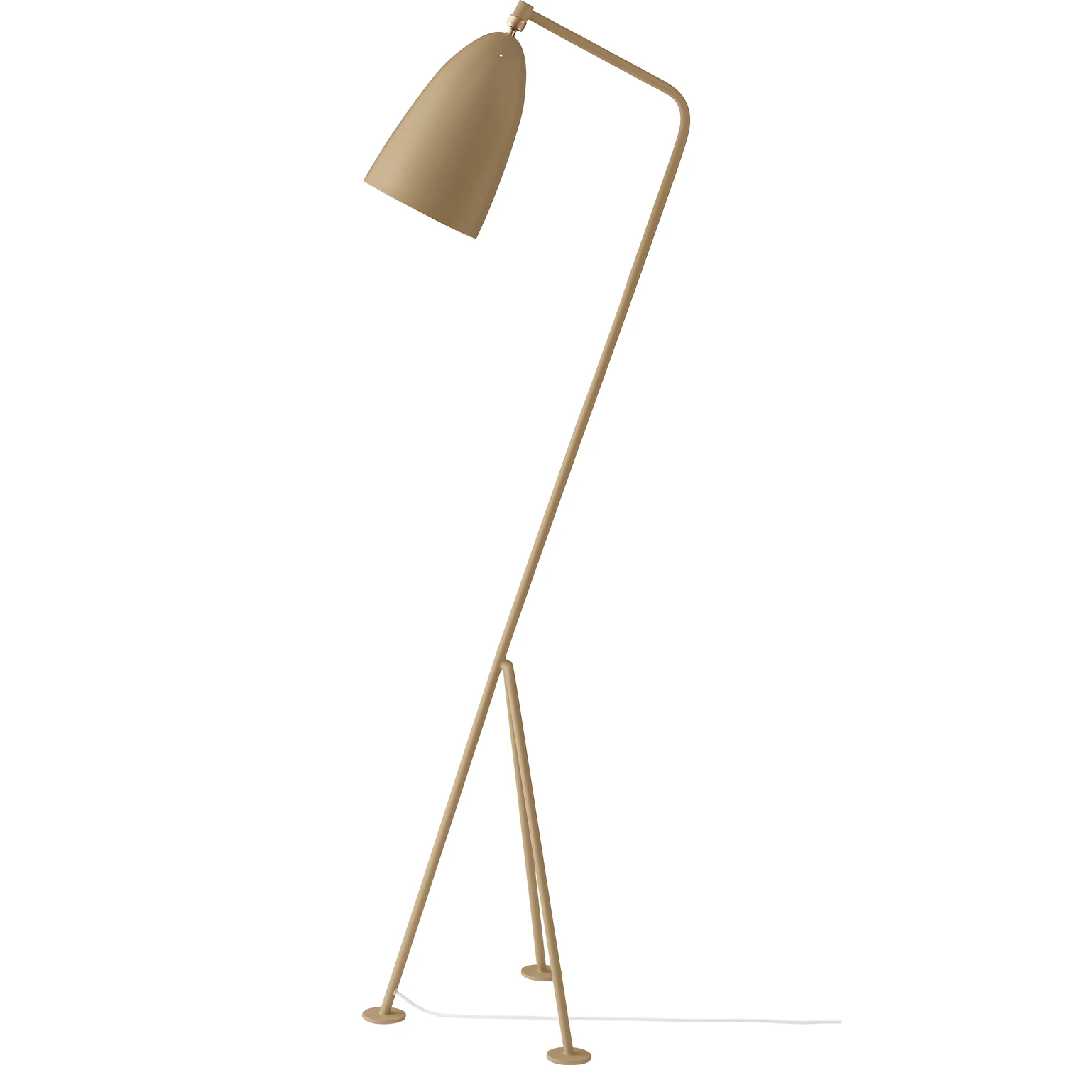 Gubi Gr&auml;shoppa Golvlampa - Golvlampor St&aring;l Olive Brown