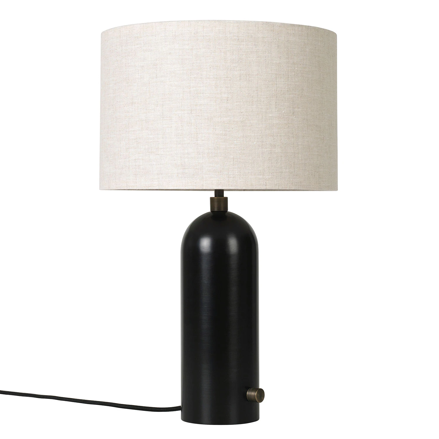 Gubi Gravity Bordslampa Liten / Canvas - Bordslampor St&aring;l Svart