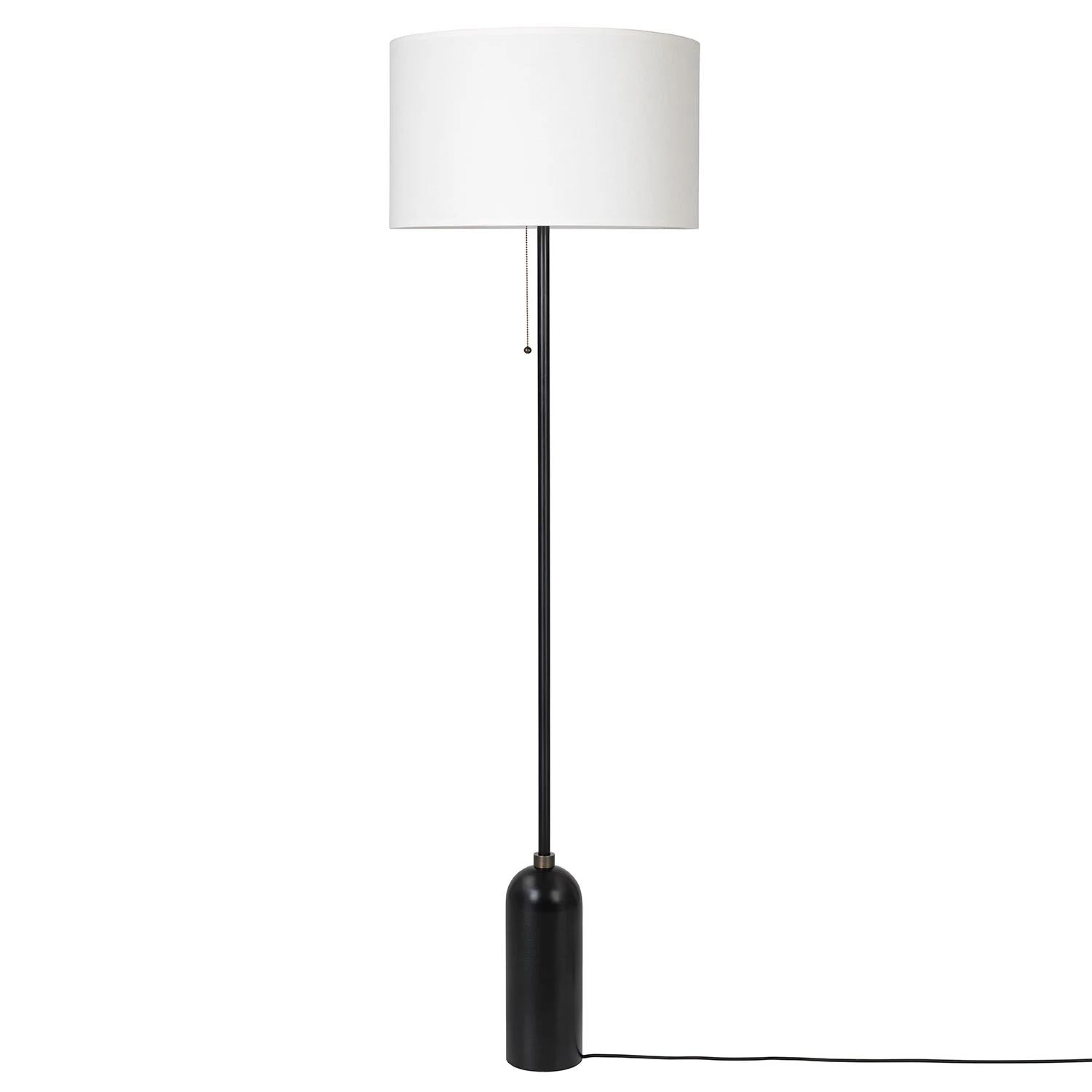 Gubi Gravity Golvlampa / Vit - Golvlampor Stål Svart