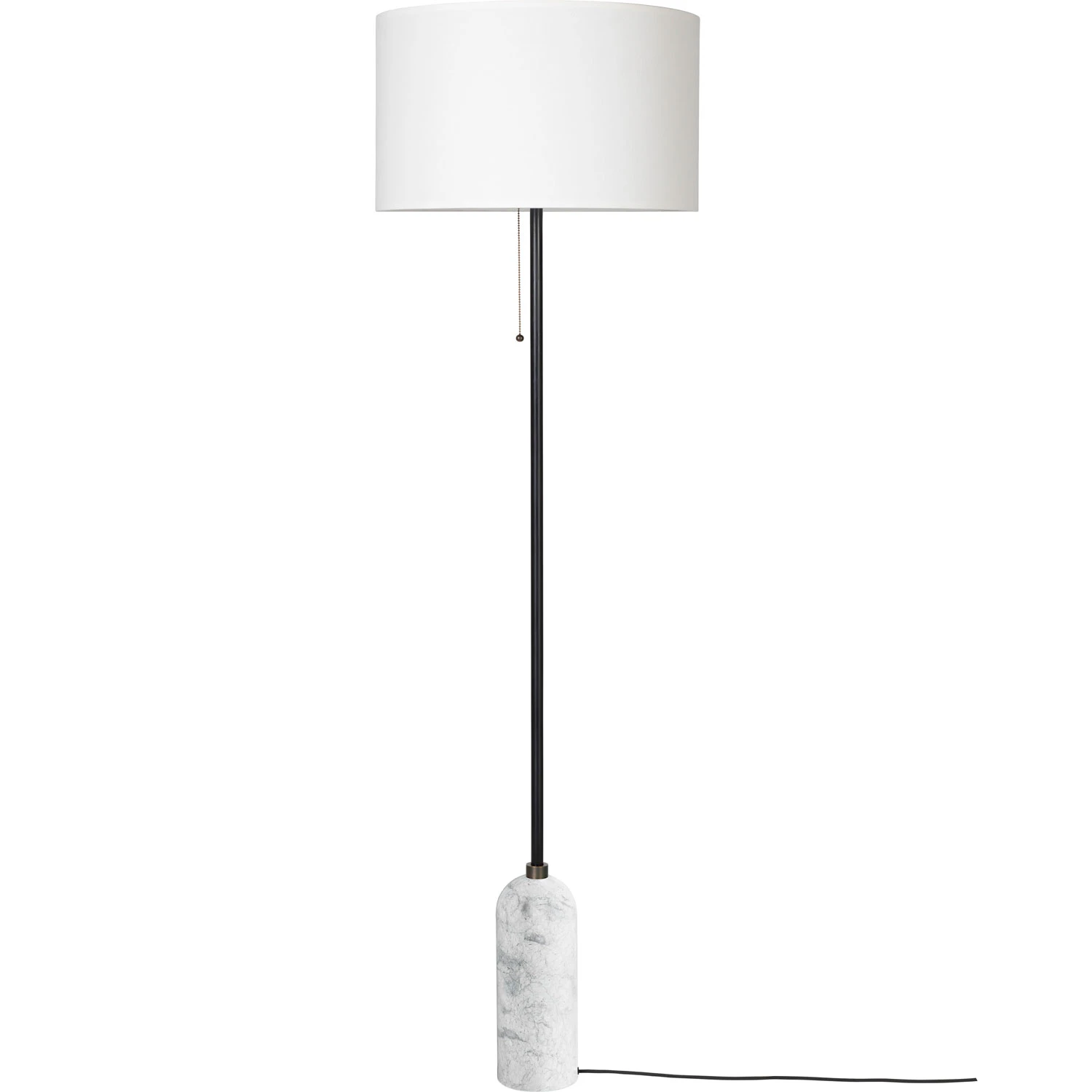 Gubi Gray Golvlampa / - Golvlampor Marmor Vit