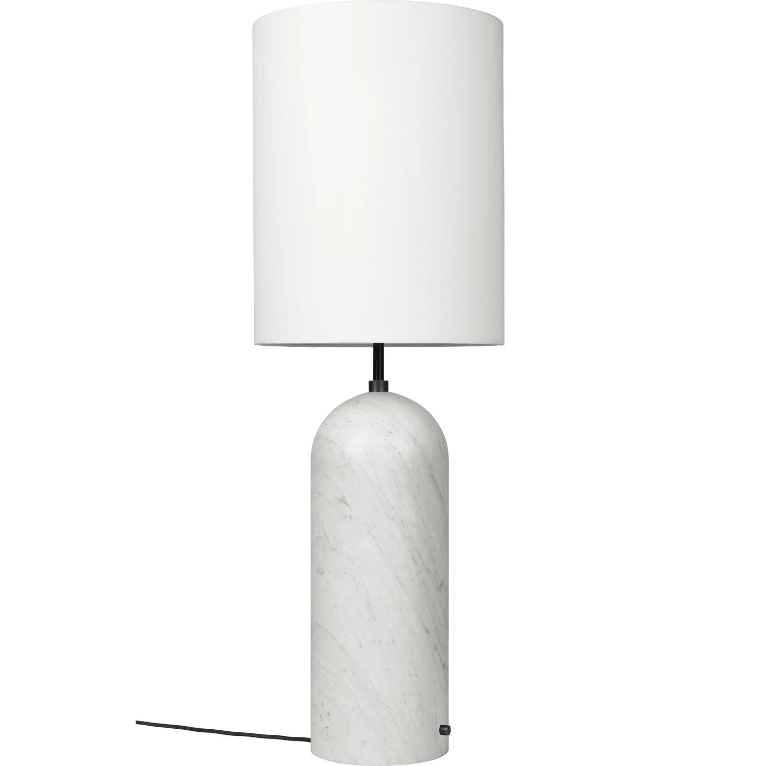 Gubi Gray Xl Golvlampa H&ouml;g Marmor / - Golvlampor Textil Vit