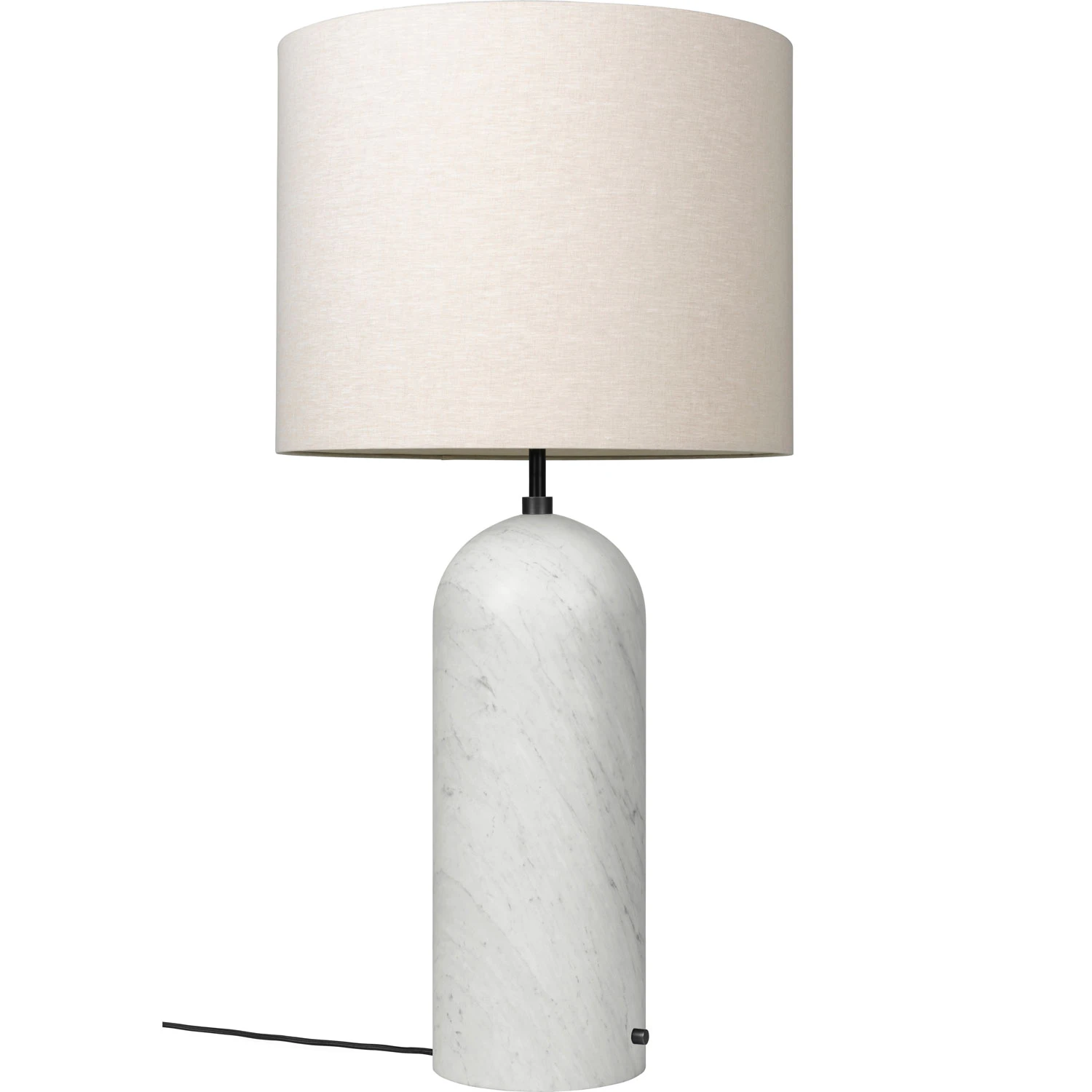 Gubi Gravity Xl Golvlampa L&aring;g Vit Marmor / - Golvlampor Textil Canvas