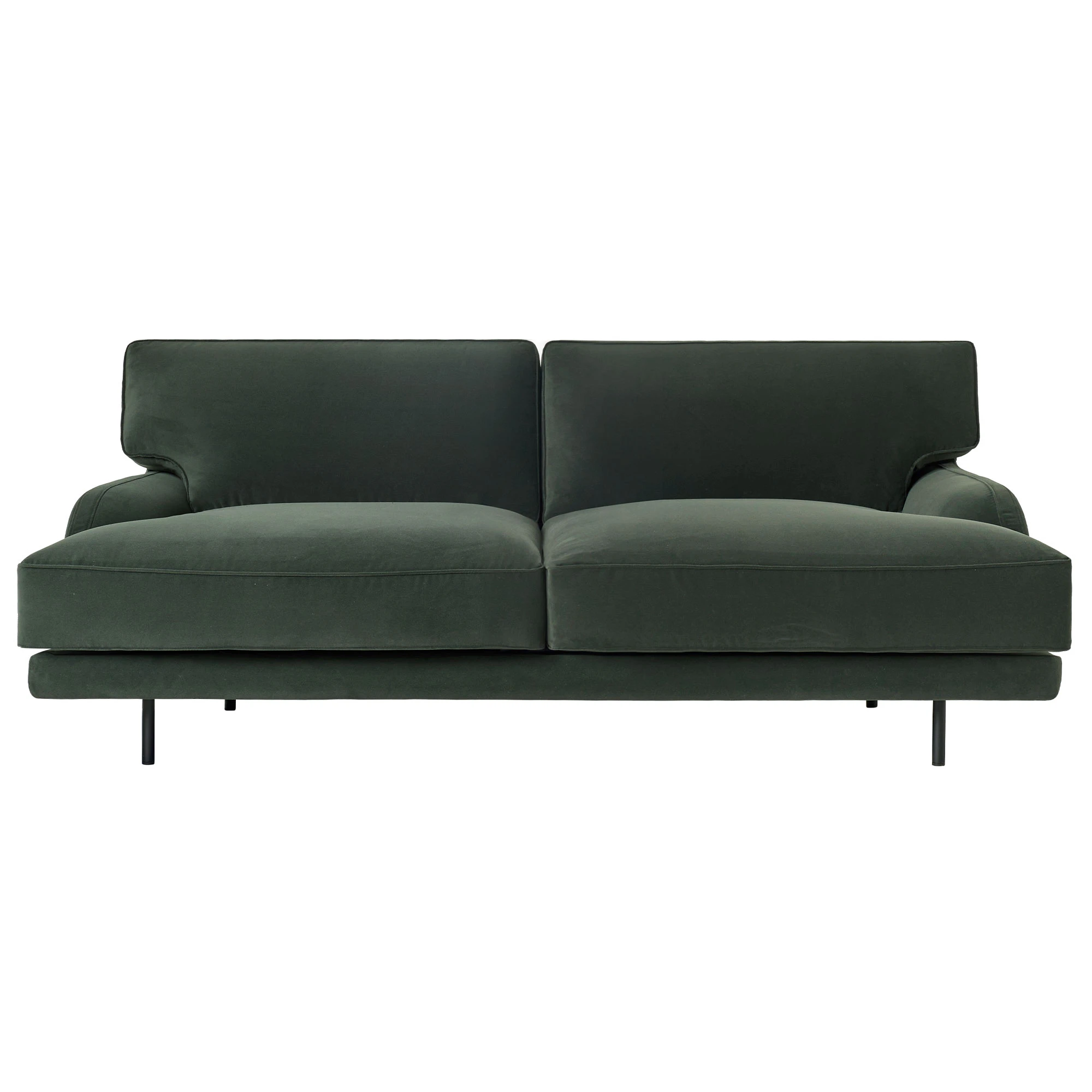 Gubi Flaneur 2-sitssoffa - 2-sitssoffor Polyuretanskum Asator
