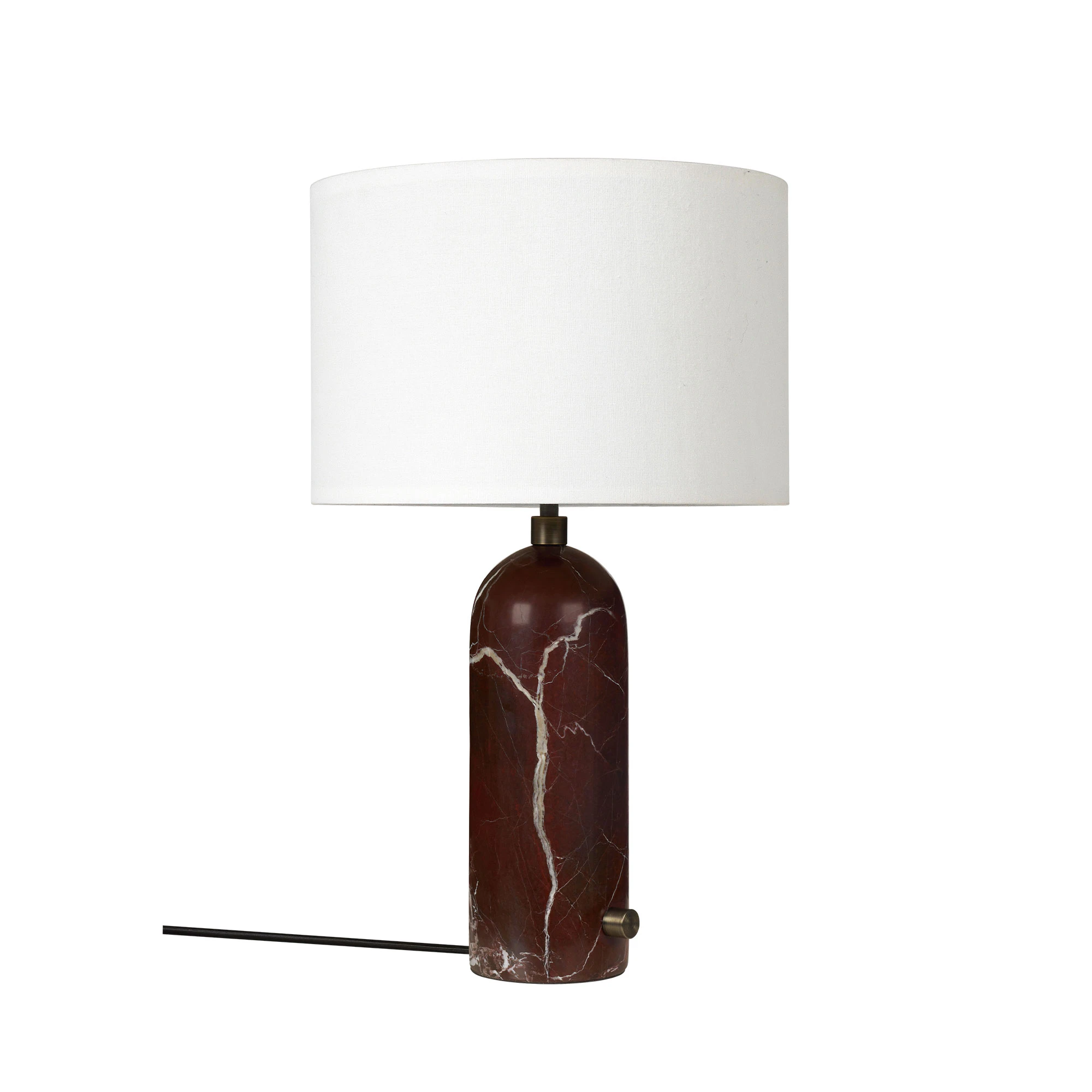 Gubi Gray Bordslampa Liten Maroon / - Bordslampor Vit