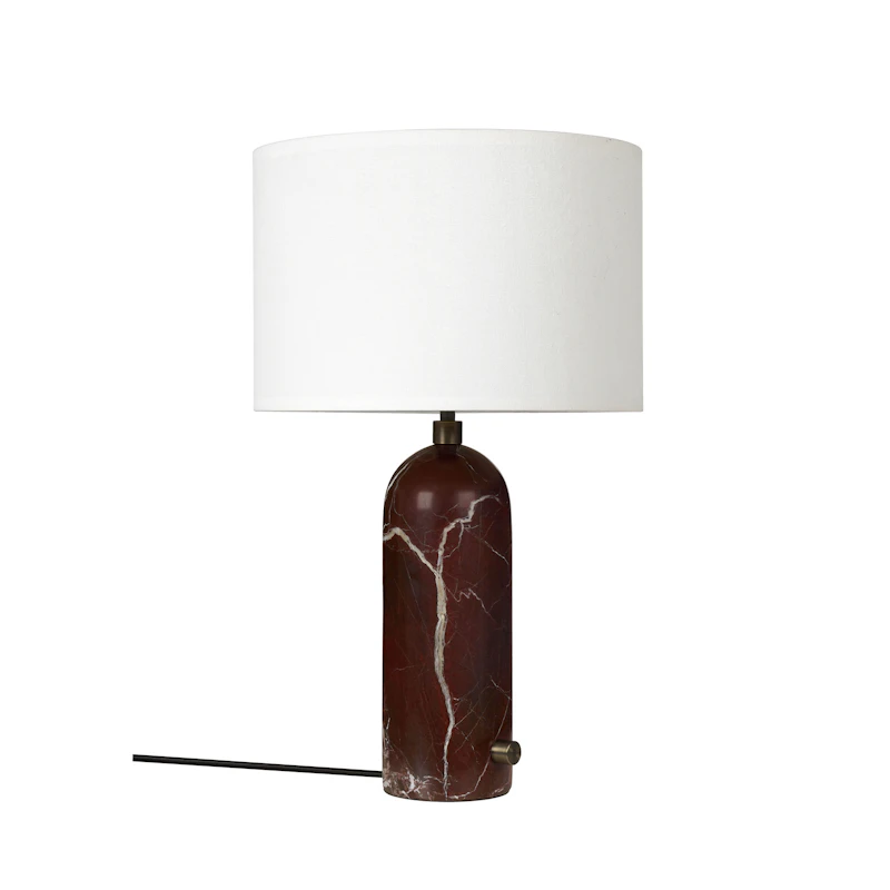 Gravity Bordslampa Liten, Maroon / Vit