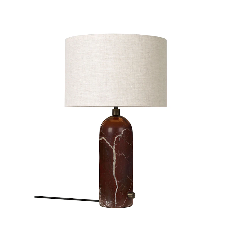 Gravity Bordslampa Liten, Maroon / Canvas