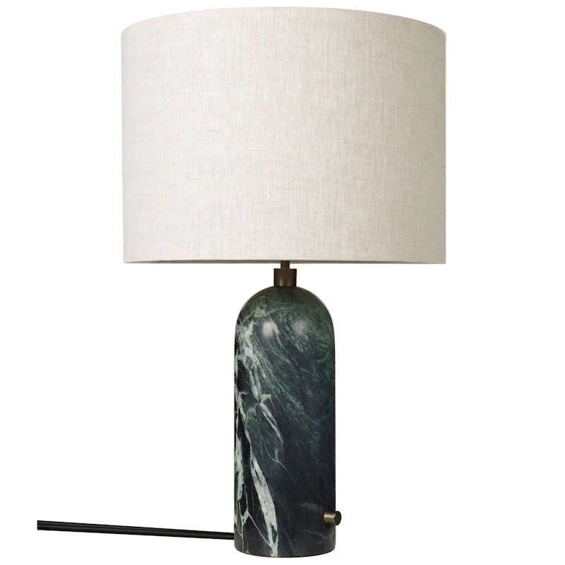 Gravity Bordslampa Stor, Smaragd / Canvas