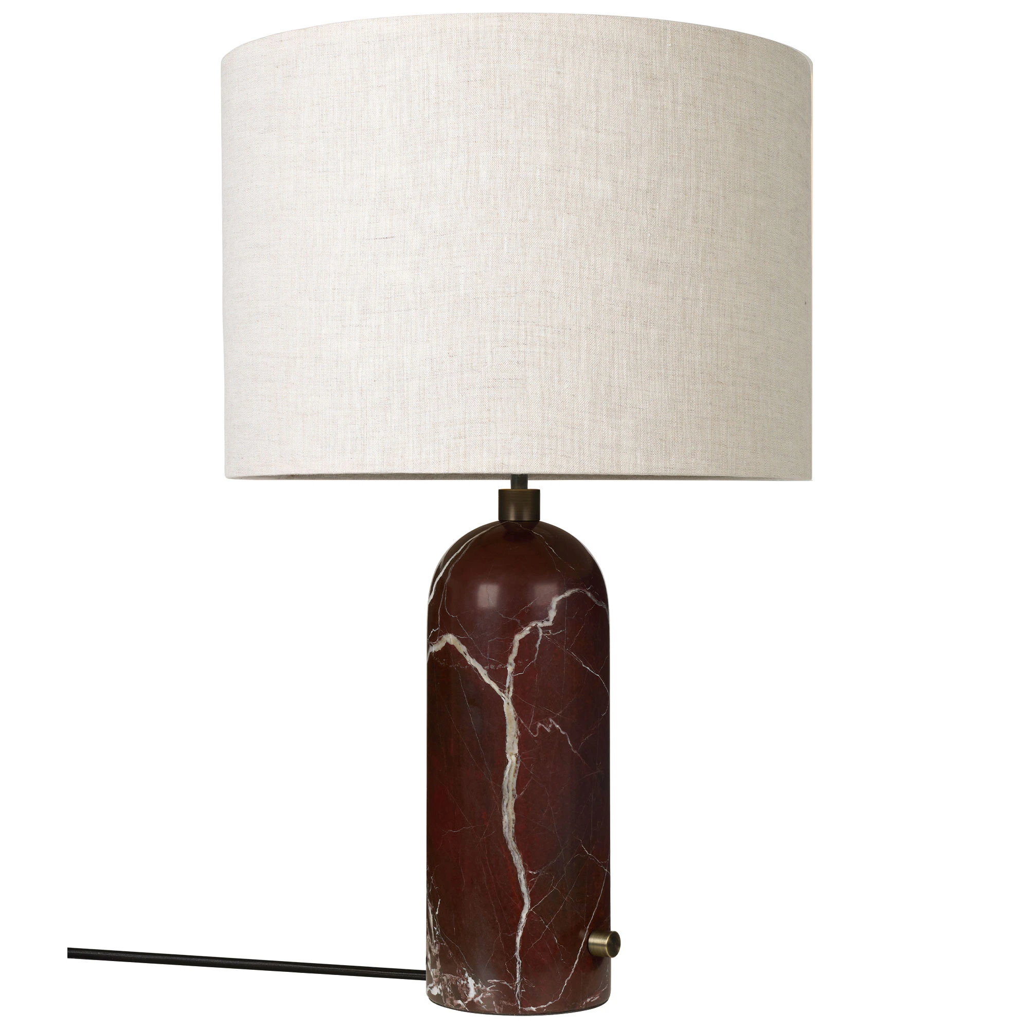 Gubi Gravity Bordslampa Stor / Canvas - Bordslampor Maroon
