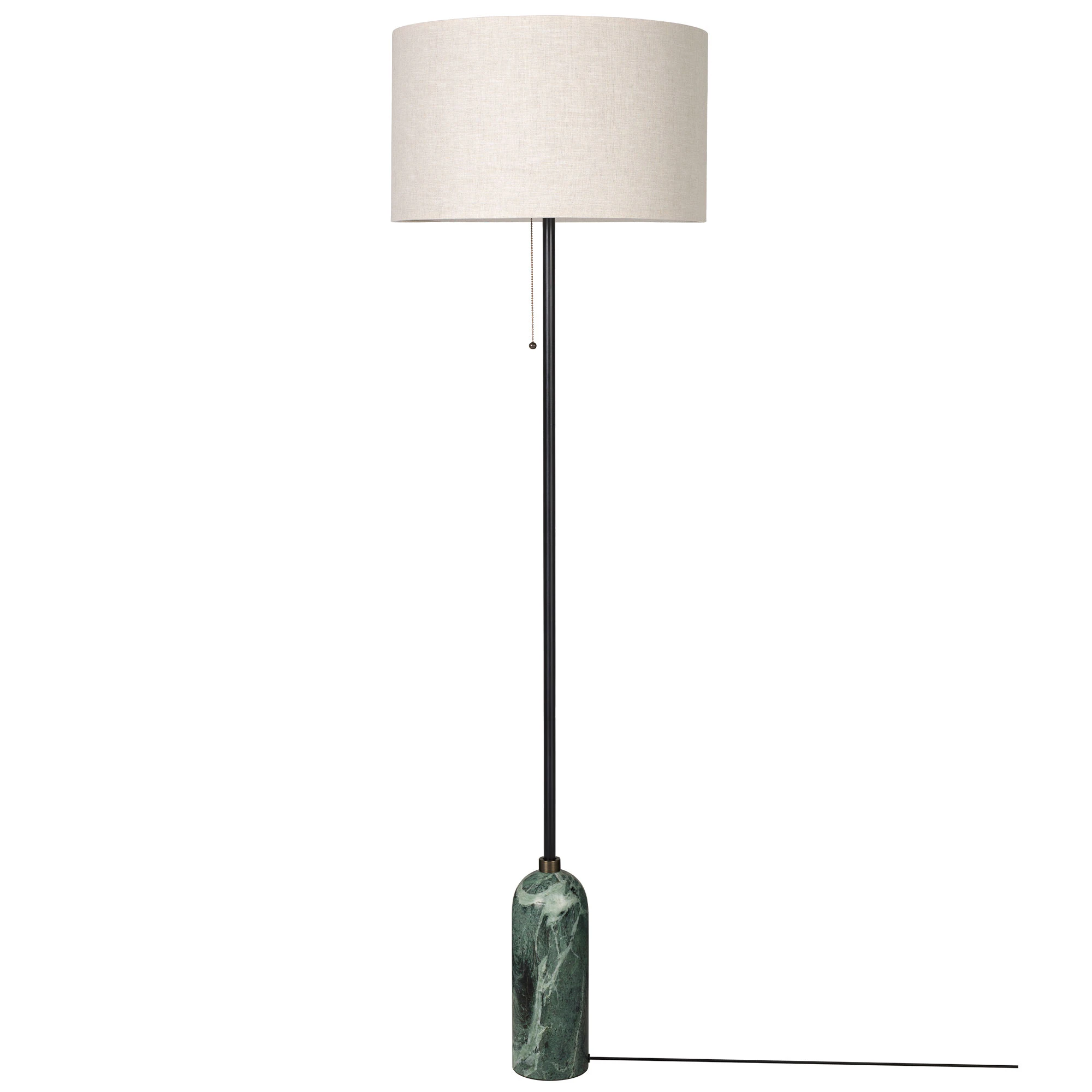 Gubi Gravity Golvlampa / Canvas - Golvlampor Marmor Smaragd