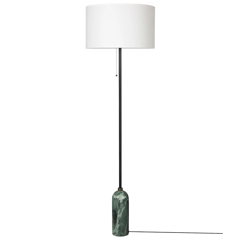 Gravity Golvlampa, Vit / Smaragd