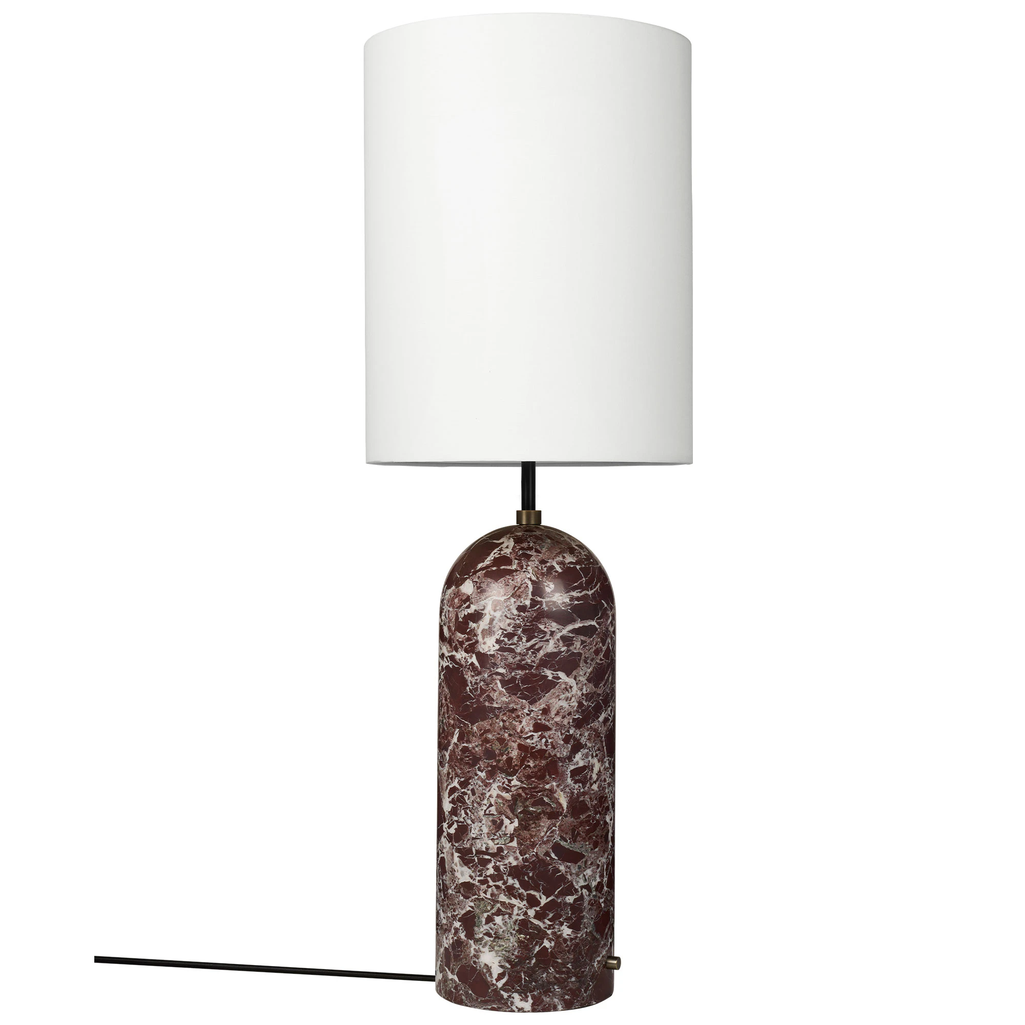 Gubi Gray Golvlampa Maroon / - Golvlampor Vit