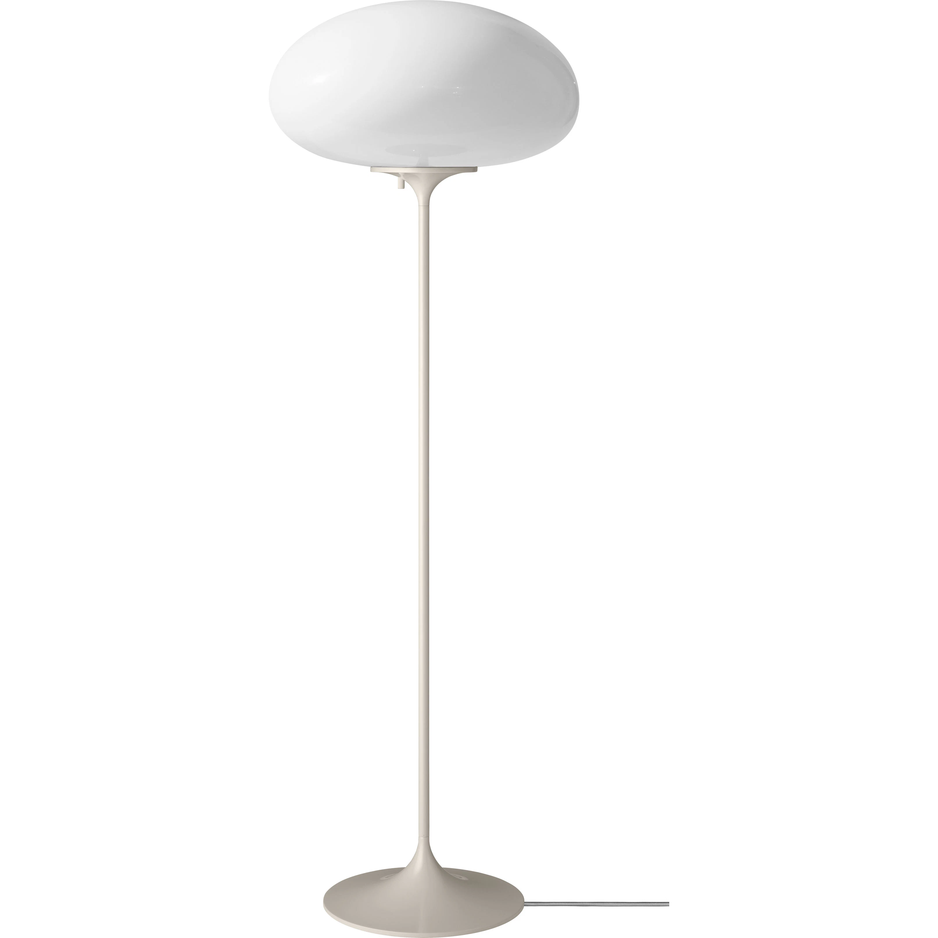 Gubi Stemlite Golvlampa 110 Cm / Opal - Golvlampor St&aring;l Pebble Grey