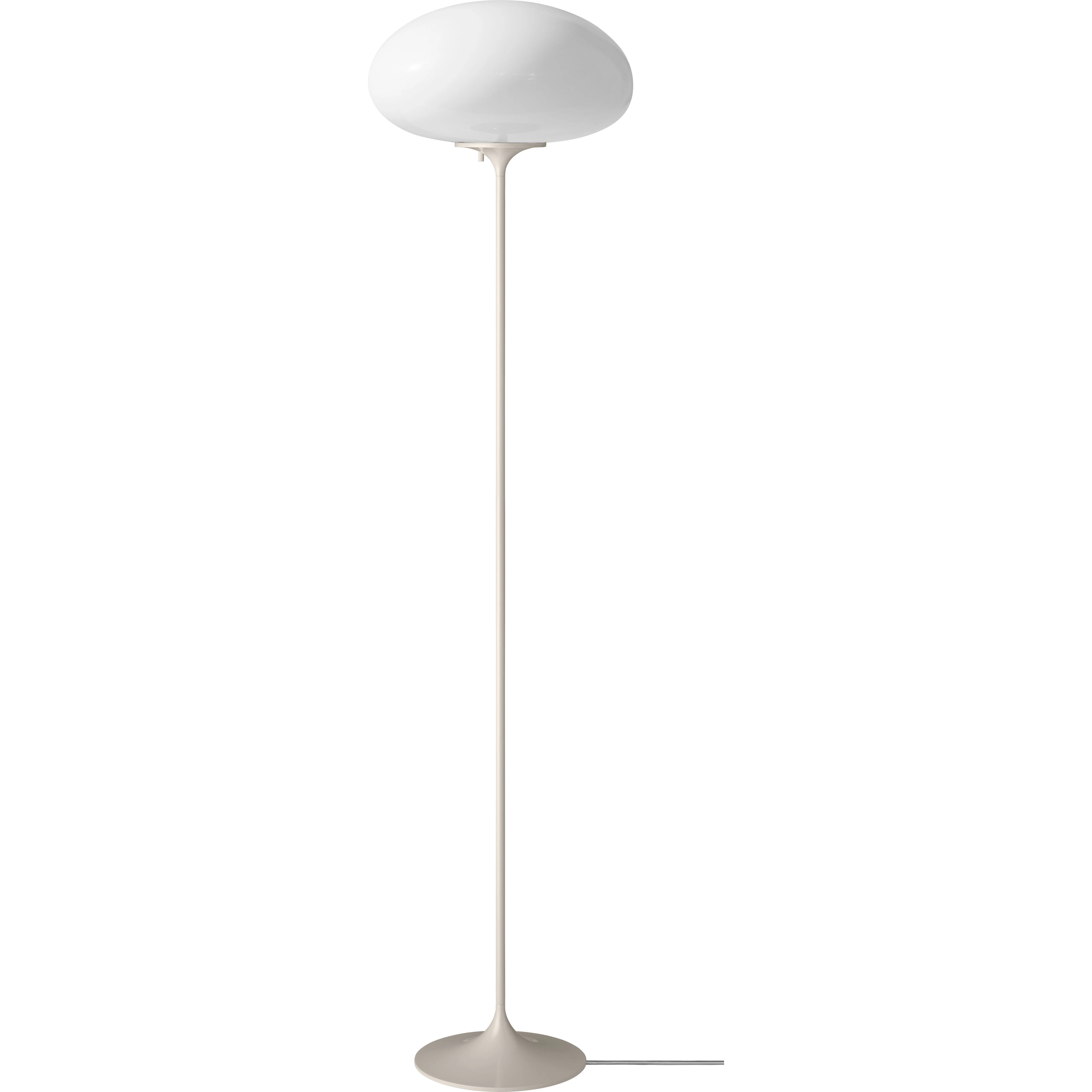 Gubi Stemlite Golvlampa 150 Cm / Opal - Golvlampor St&aring;l Pebble Grey