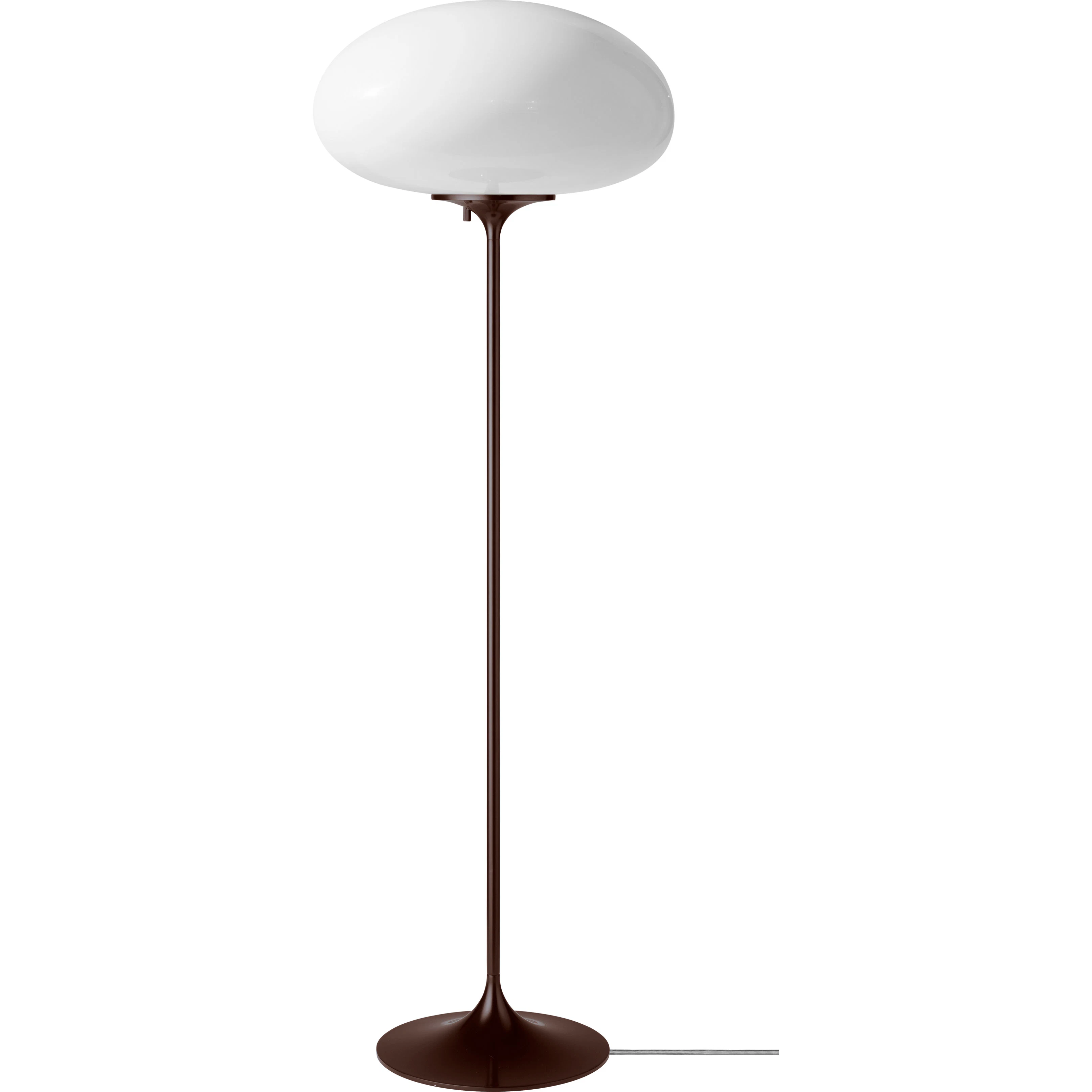 Gubi Stemlite Golvlampa 110 Cm / Opal - Golvlampor St&aring;l M&ouml;rkr&ouml;d