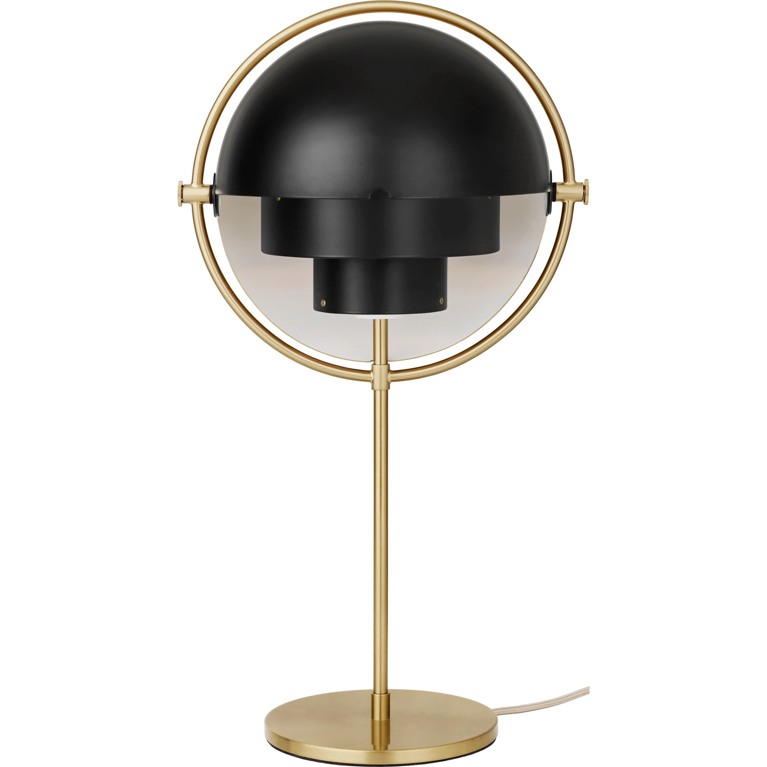 Gubi Multi-lite Bordslampa / - Bordslampor M&auml;ssing Svart