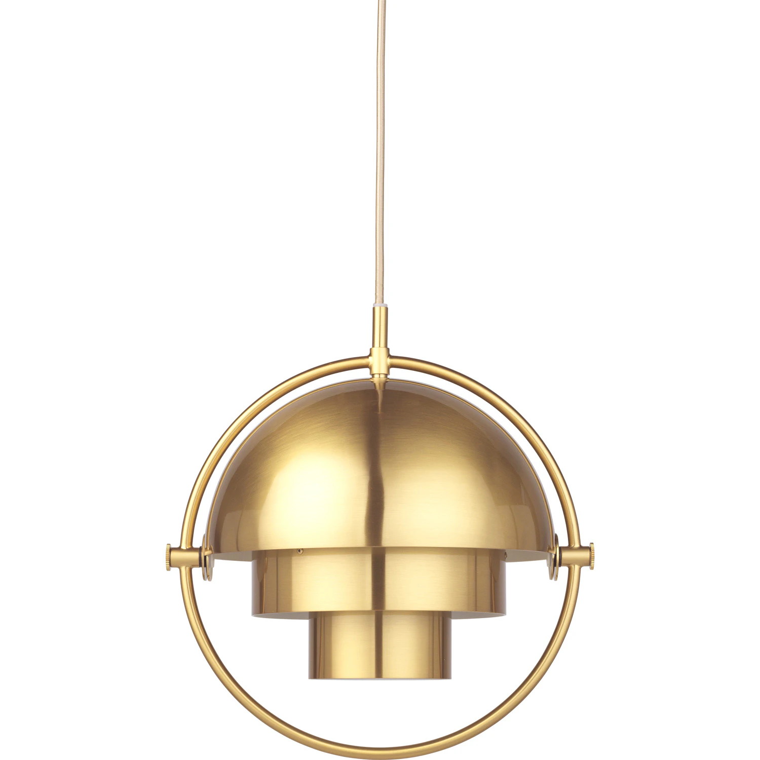 Gubi Multi-lite Pendel Ø25,5 Cm - Pendellampor Metall Mässing