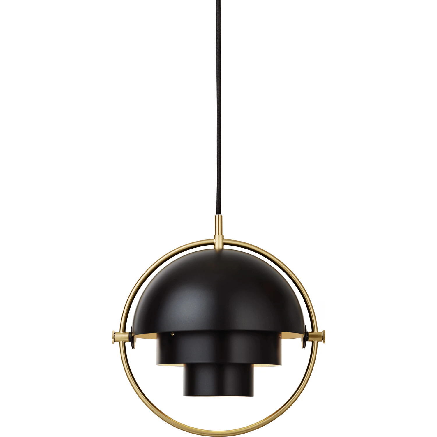 Gubi Multi-lite Pendel Ø25,5 Cm / Mässing - Pendellampor Metall Svart