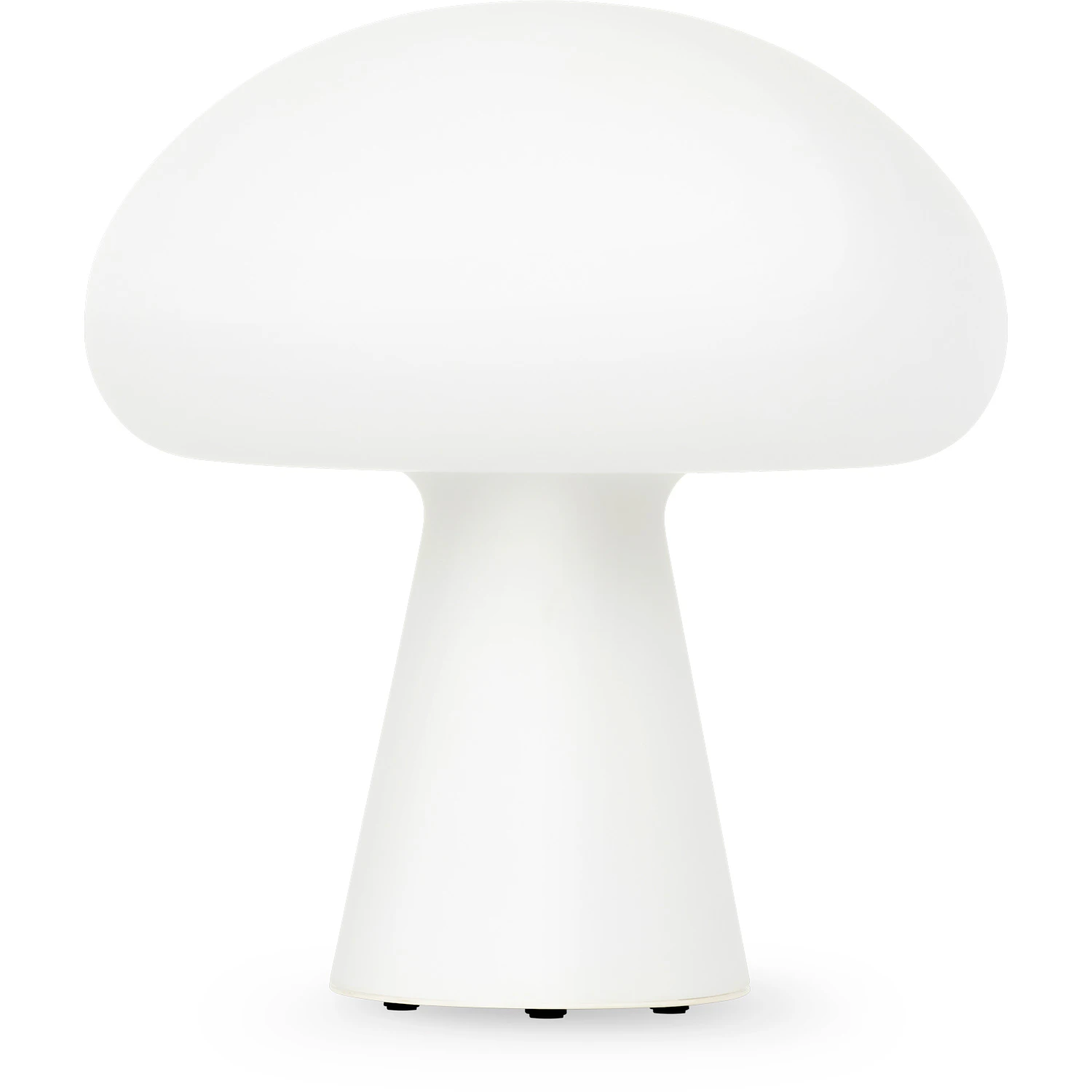 Gubi Obello Bordslampa Portabel - Portabla lampor Frostat Glas Vit