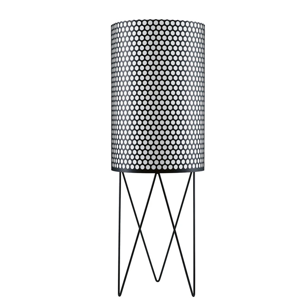 Gubi Pedrera Pd2 Golvlampa - Golvlampor Metall Svart
