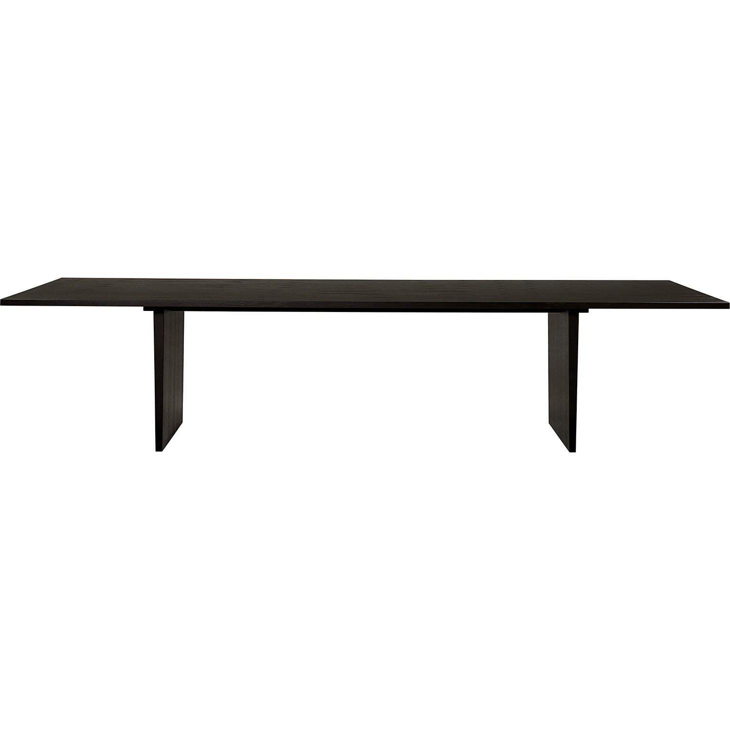 gubi private matbord 320 cm - mdf svartbetsad ask