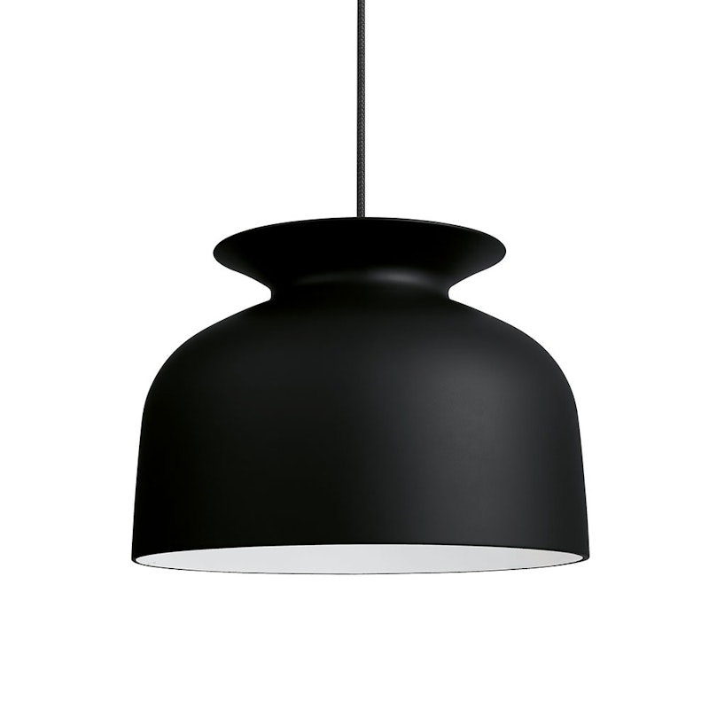 Ronde Taklampa Ø40 cm, Charcoal Black