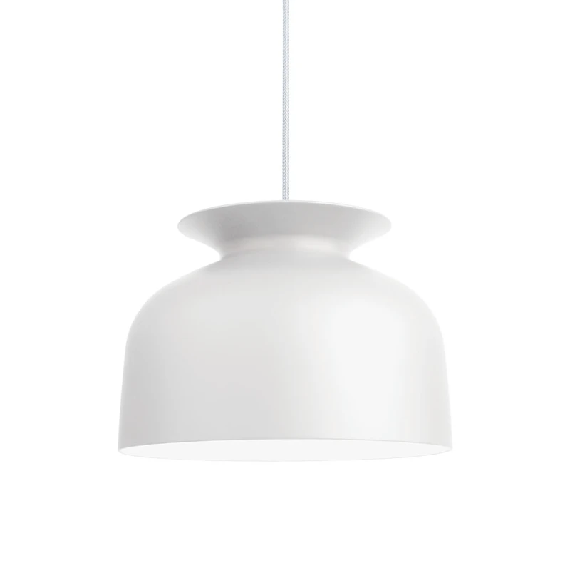 Ronde Taklampa Ø40 cm, Matt White