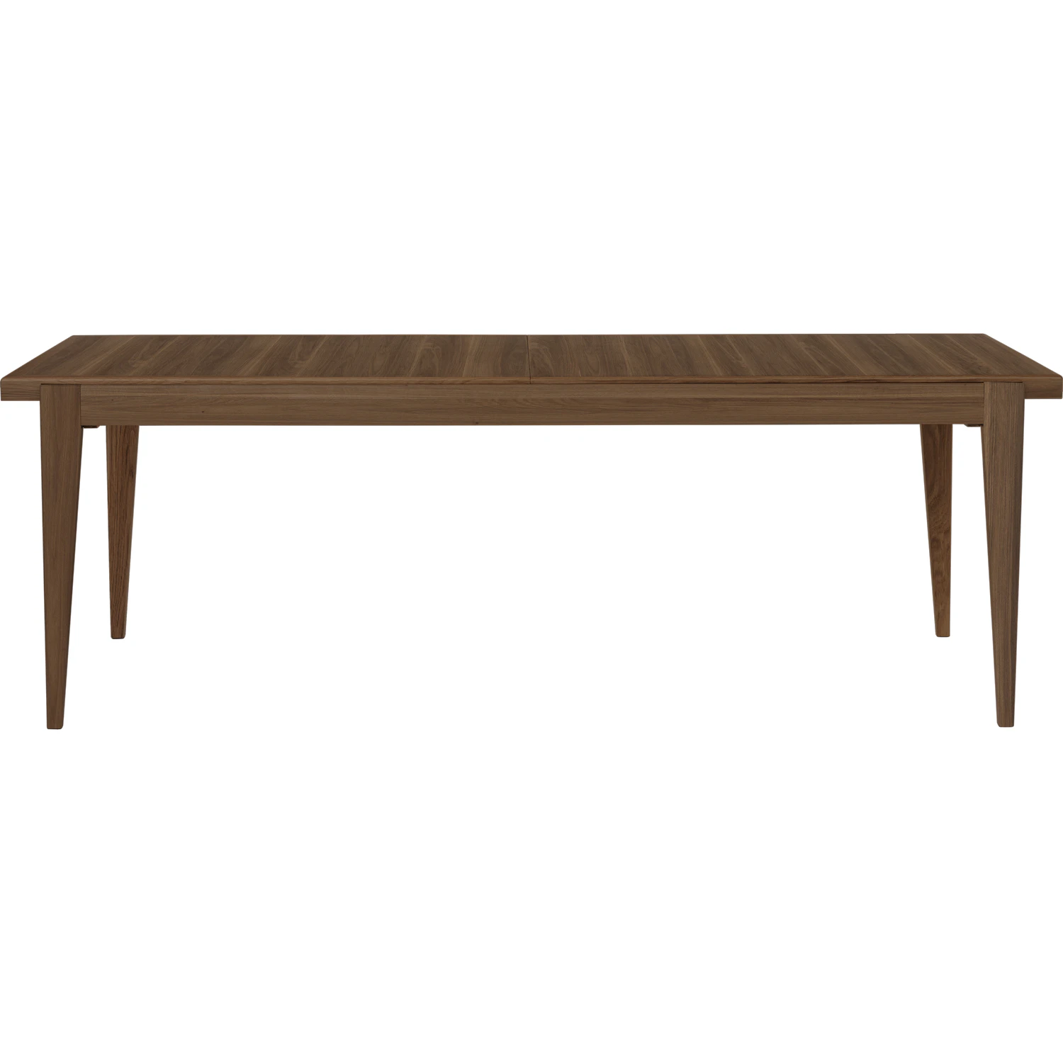 gubi s-table matbord utdragbart 95x220 cm - valnöt
