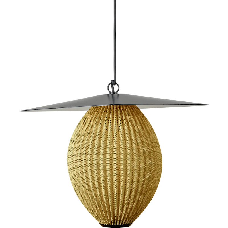 Satellite Pendel Utomhus 270 mm, Mustard Gold Semi Matt