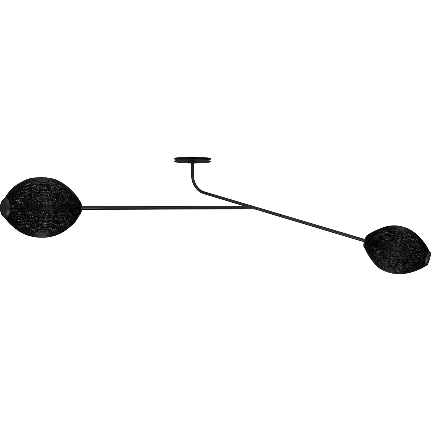 Gubi Satellite V&auml;gg-/taklampa - Plafonder St&aring;l Soft Black