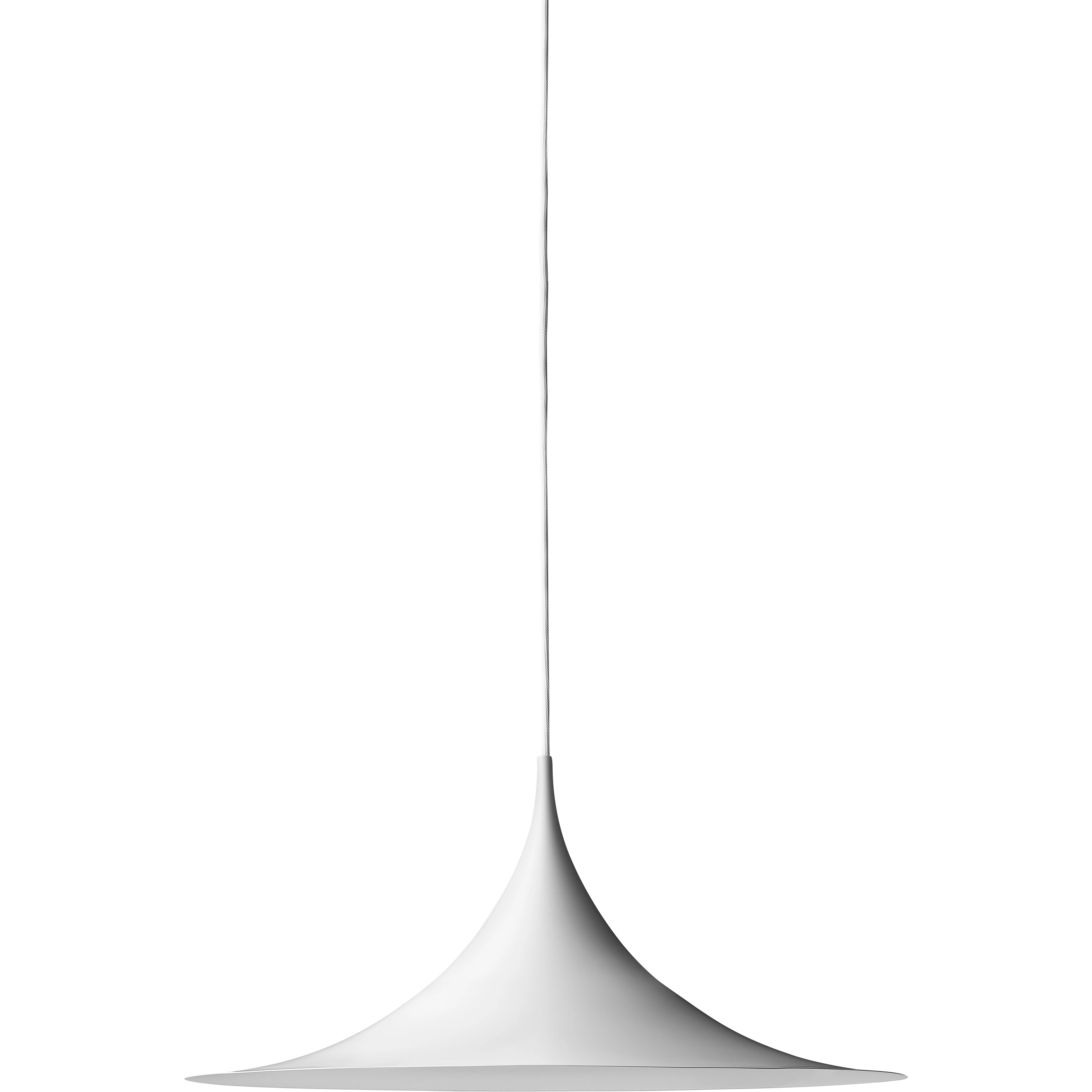 Gubi Semi Pendel Ø30 Cm - Pendellampor Aluminium Mattvit