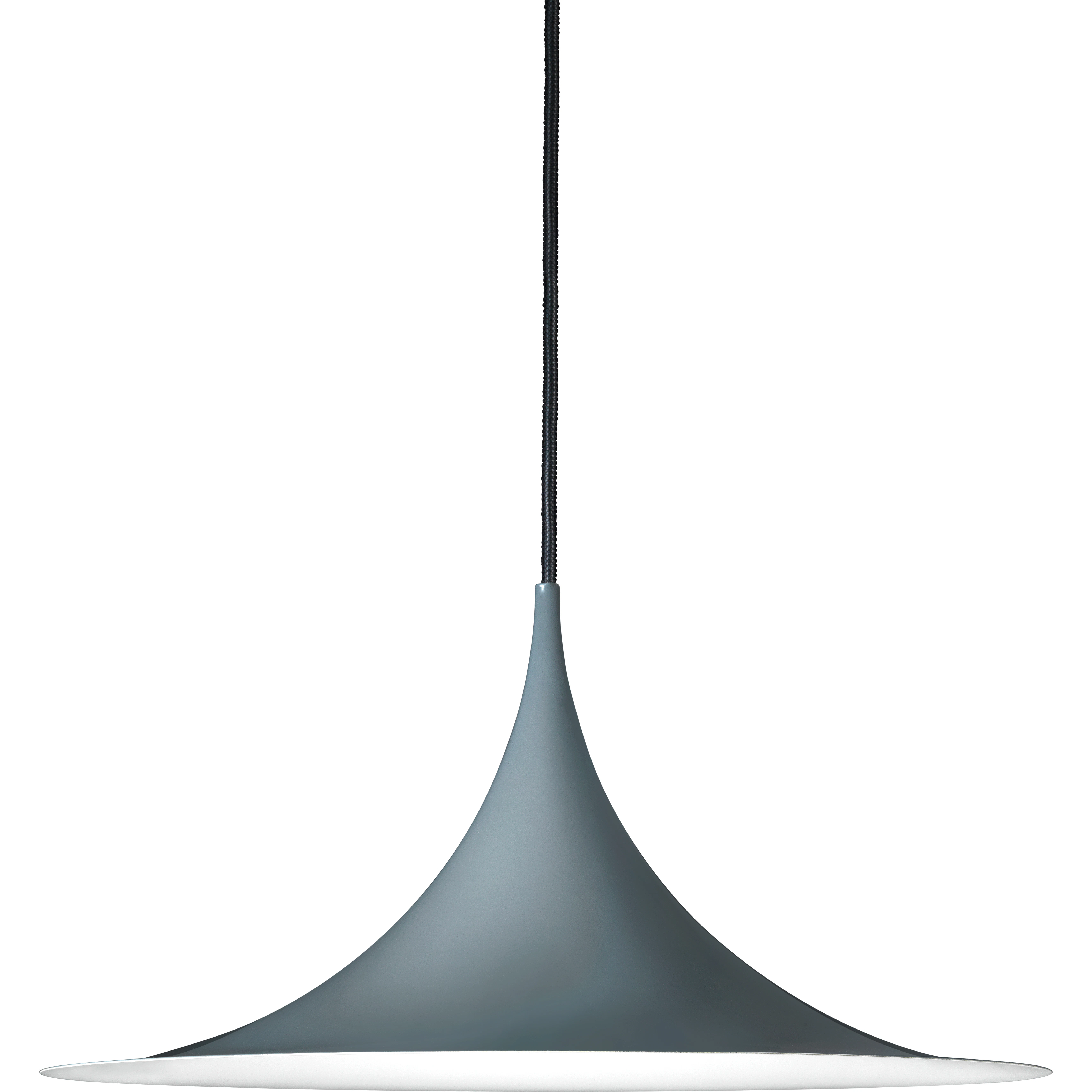 Gubi Semi Pendel Ø47 Cm - Pendellampor Aluminium Antracit