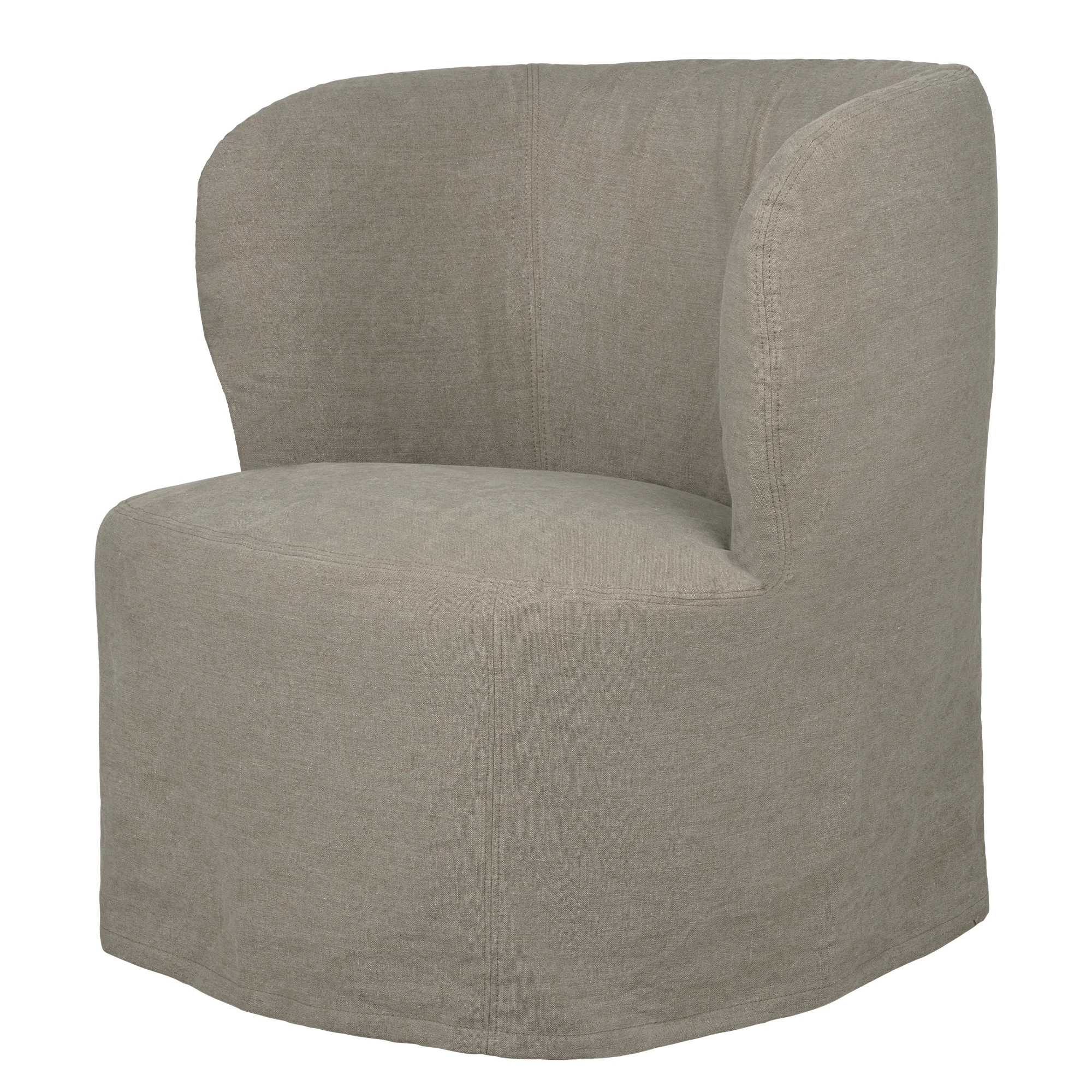 Gubi Stay Slipcover F&aring;t&ouml;lj 70 Cm Linen0024 - Linne Linen 0024