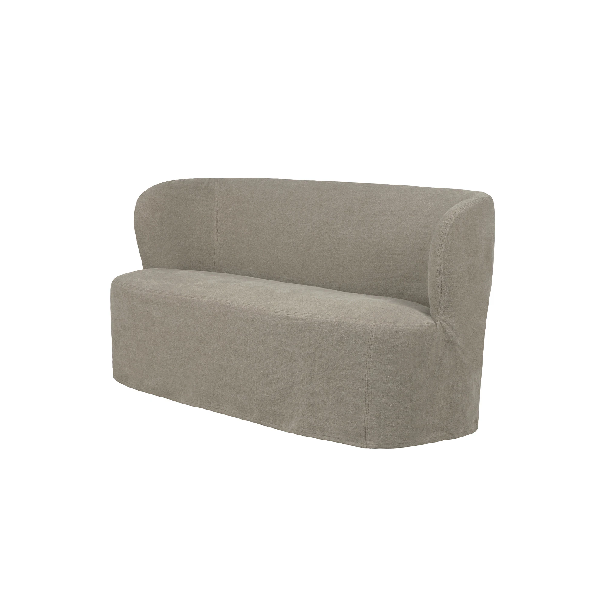 Gubi Stay Slipcover Soffa 150x70 Cm Linen0024 - 2-sitssoffor Linne Linen 0024