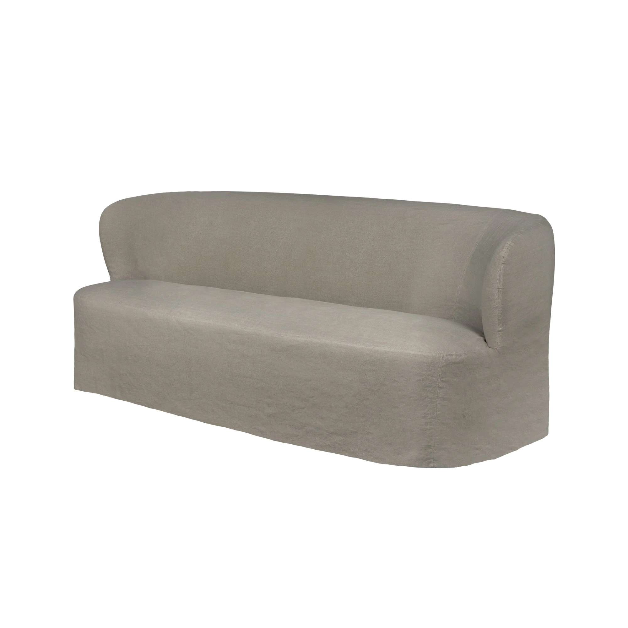 Gubi Stay Slipcover Soffa 190x95 Cm Linen0024 - 3-sitssoffor Linne Linen 0024