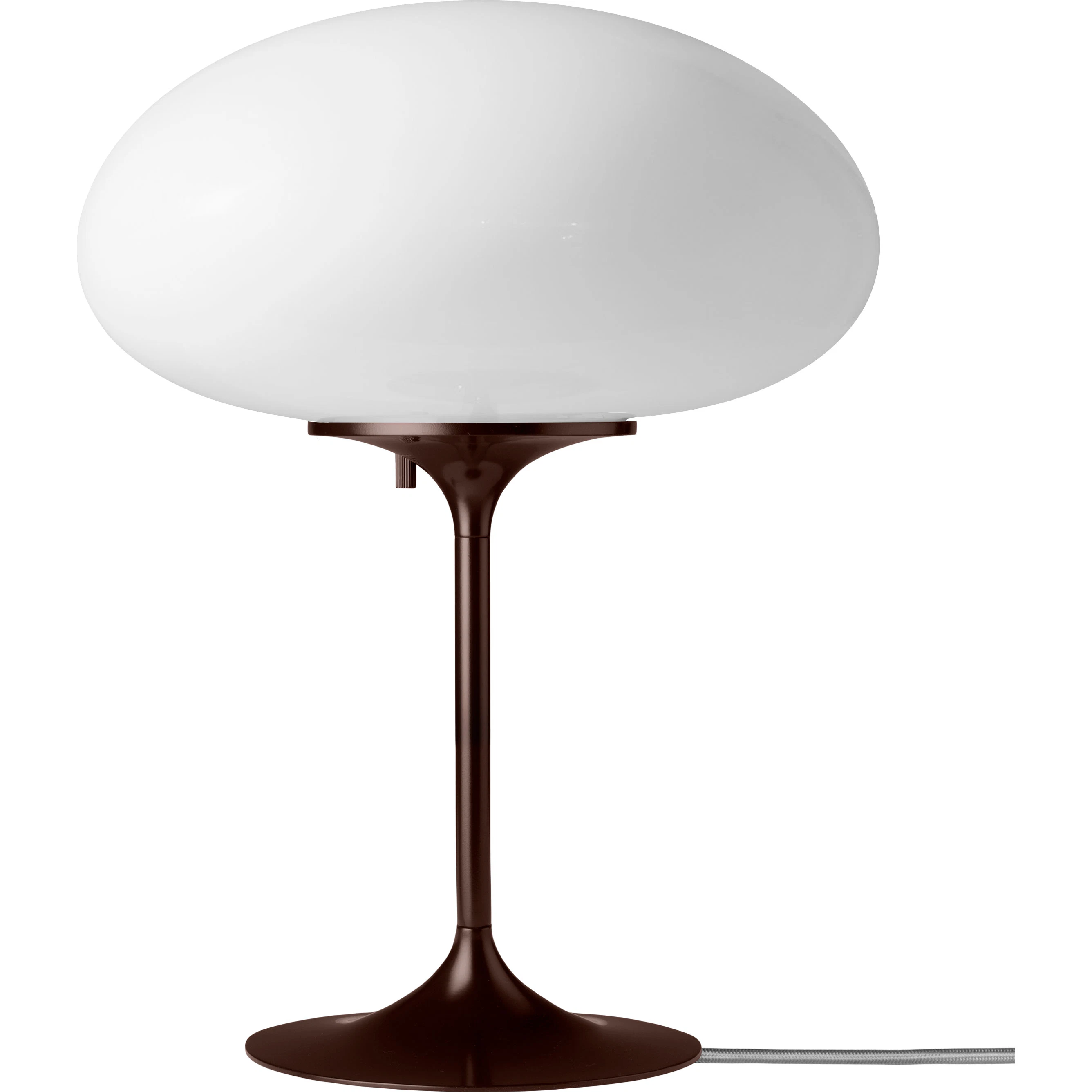 Gubi Stemlite Bordslampa 42 Cm / Opal - Bordslampor St&aring;l M&ouml;rkr&ouml;d