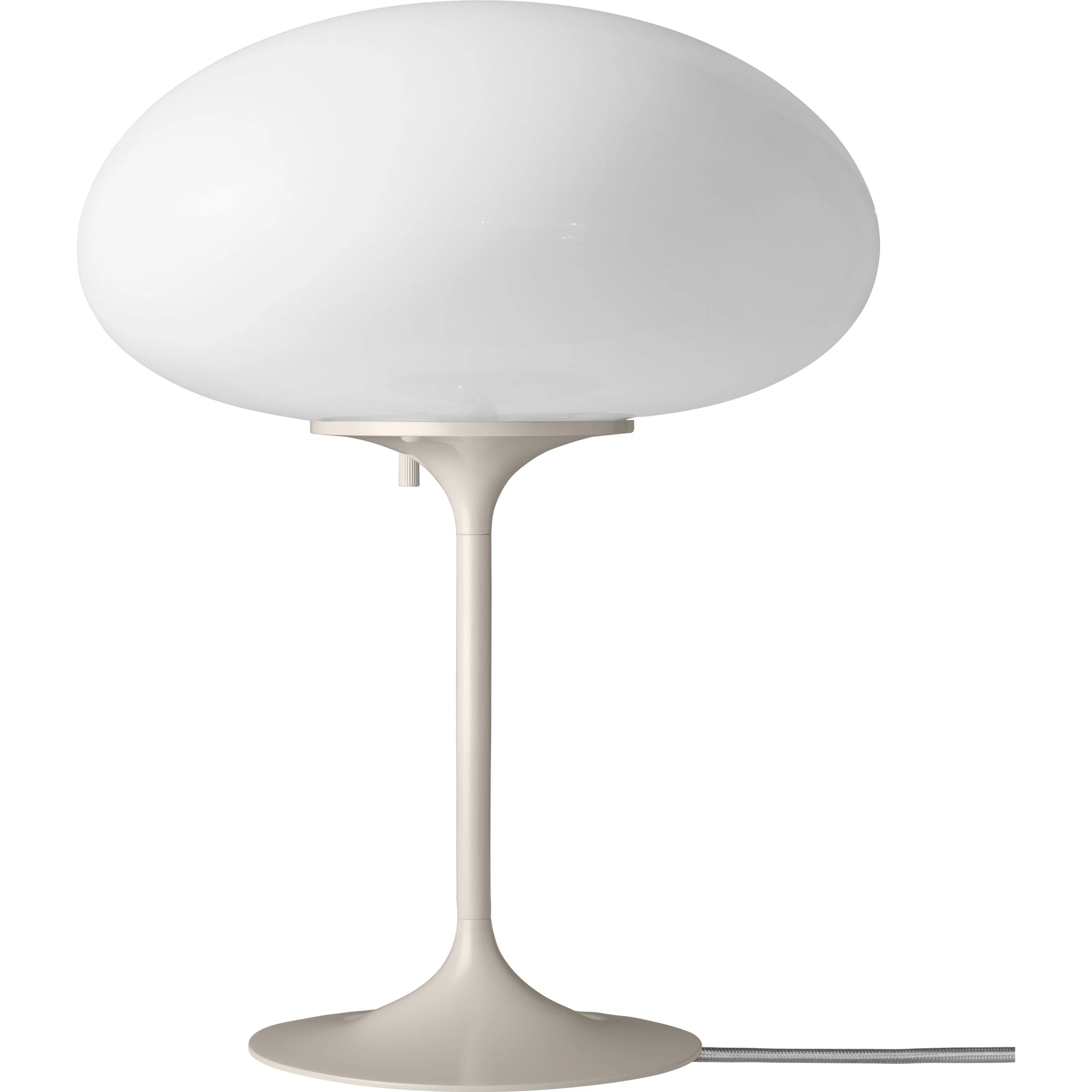 Gubi Stemlite Bordslampa 42 Cm / Opal - Bordslampor St&aring;l Pebble Grey
