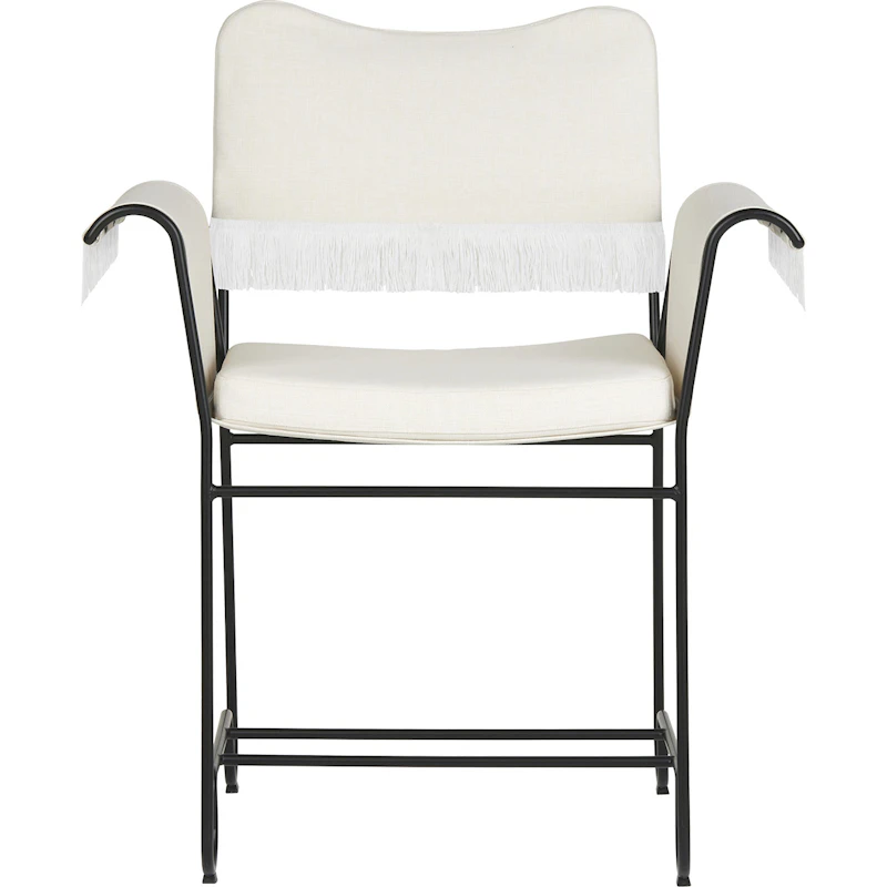 Tropique Matstol Med Fransar, Classic Black / Leslie 06