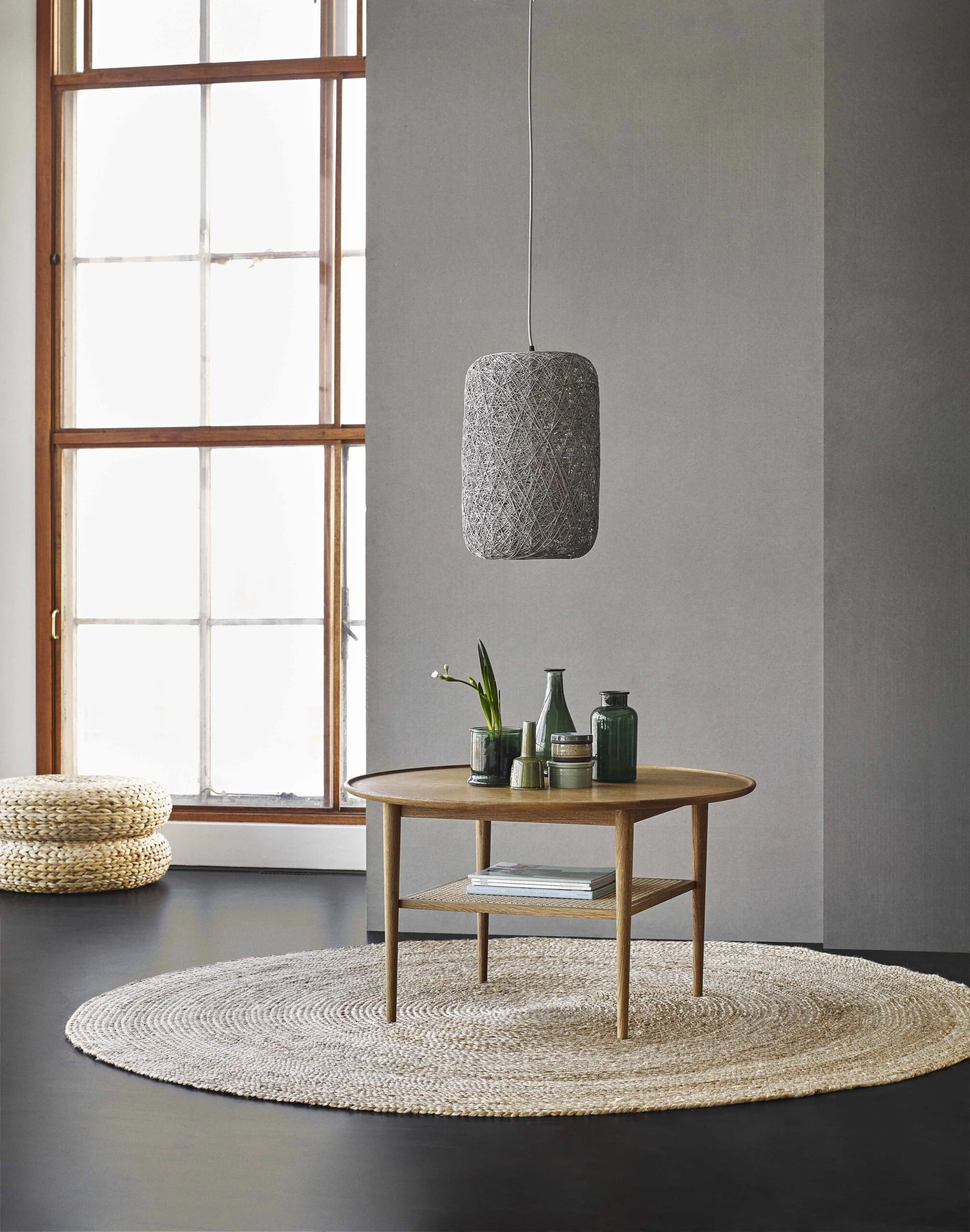 Haslev Athene Soffbord 90 Cm, oljad ek från Haslev, bild 3