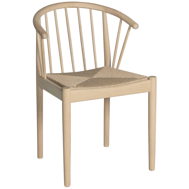 Lindeberg Stol, Vitoljad Ek / Flätad Sits