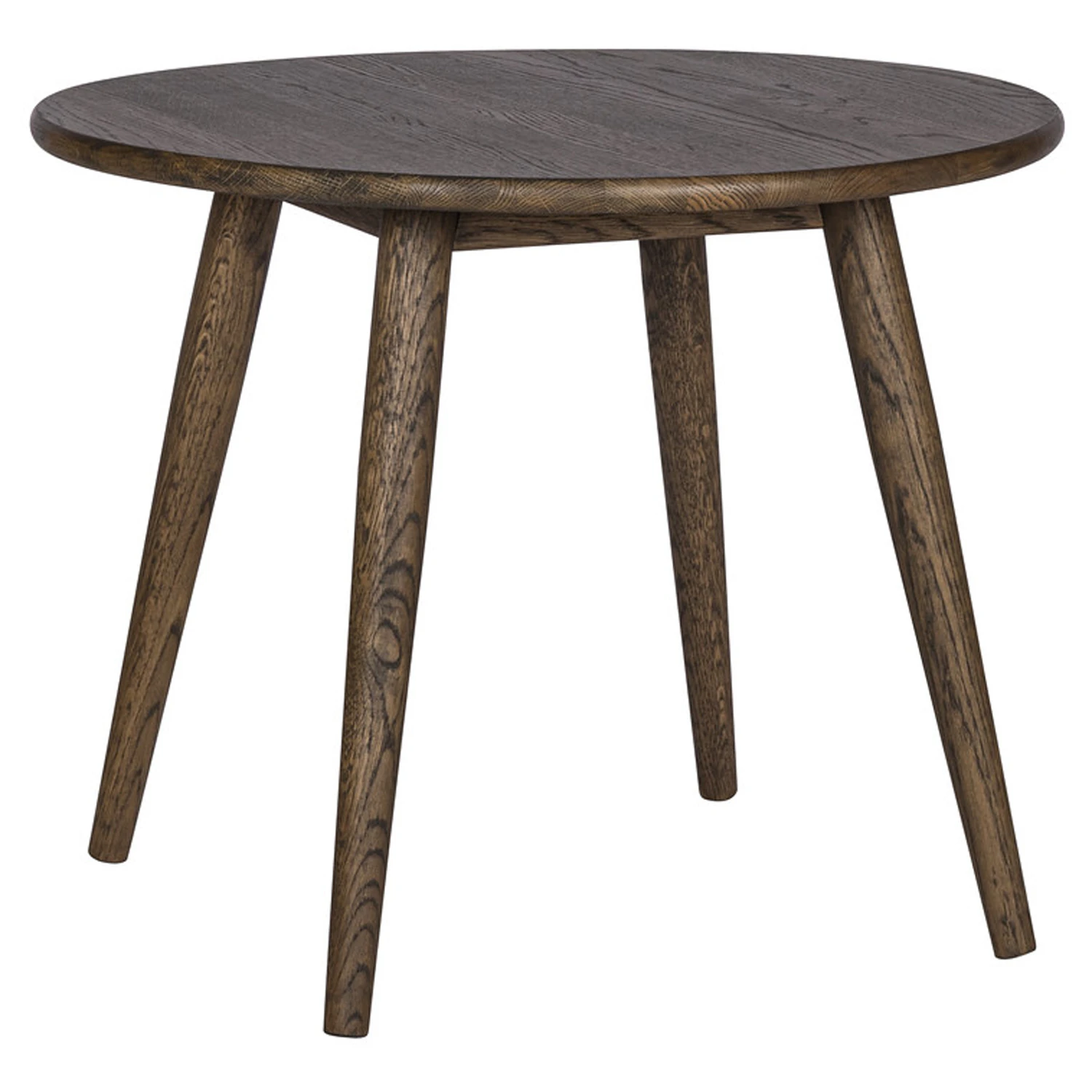 haslev symphony 02 soffbord ø63 cm mörkoljad - soffbord ek rökt ek