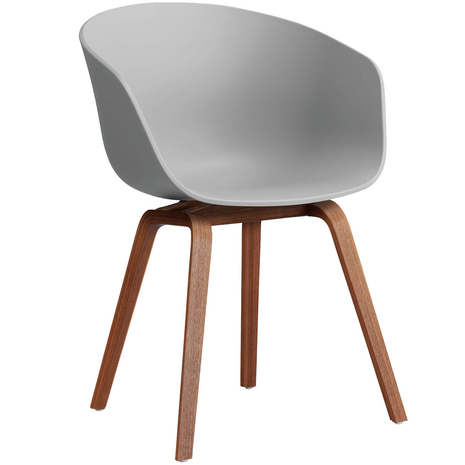 Hay Aac 22 2.0 Karmstol Lackerad Valn&ouml;t / - Stolar &Aring;tervunnen Polypropen Concrete Grey