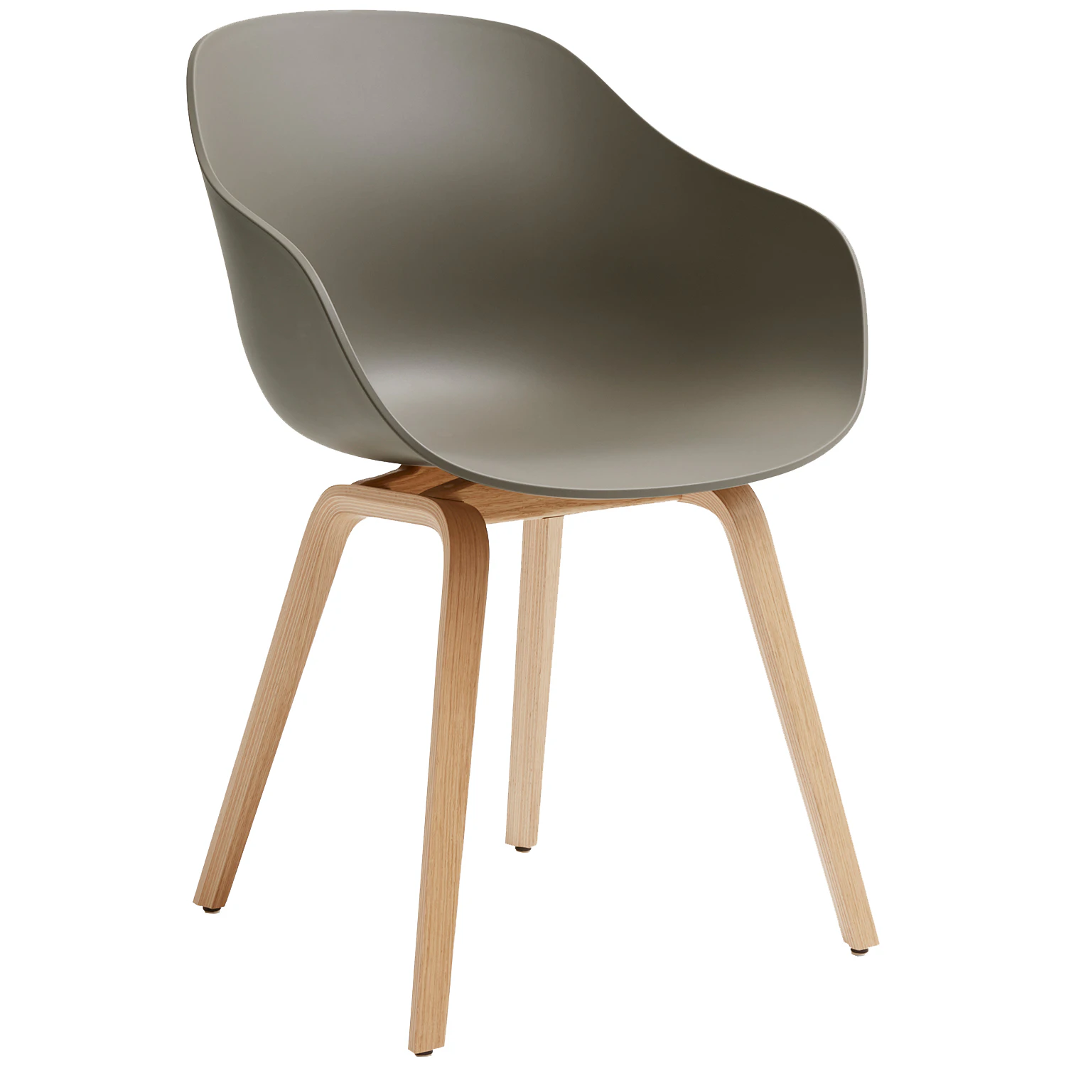 Hay Aac 222 2.0 Karmstol Lackerad Ek / - Stolar &Aring;tervunnen Polypropen Khaki