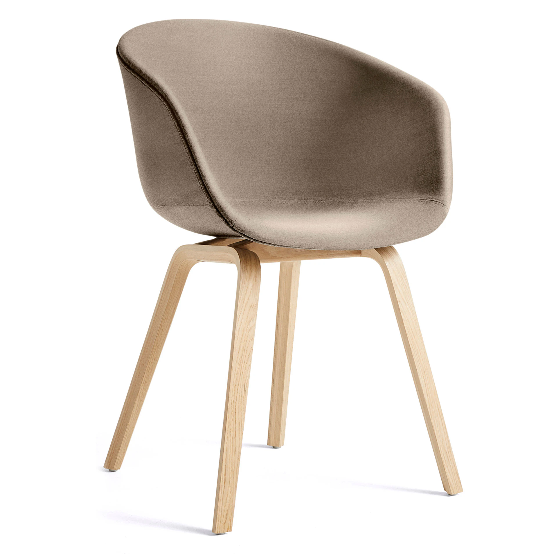 Hay Aac 23 Stol Vattenbaserad Lackad Ek / Lola 0216 - Stolar Polyester Beige