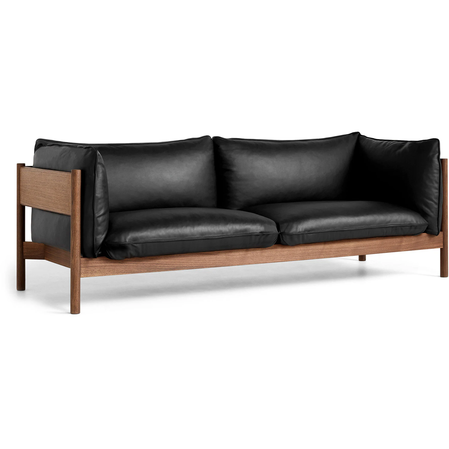 Hay Arbour Soffa 3-sits Oljad Valn&ouml;t / Nevada Nv0500s - 3-sitssoffor Svart