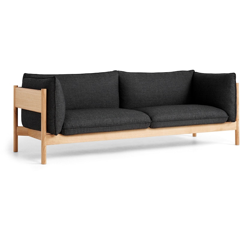 Arbour Soffa 3-Sits, Oljad Ek / Re-Wool 198