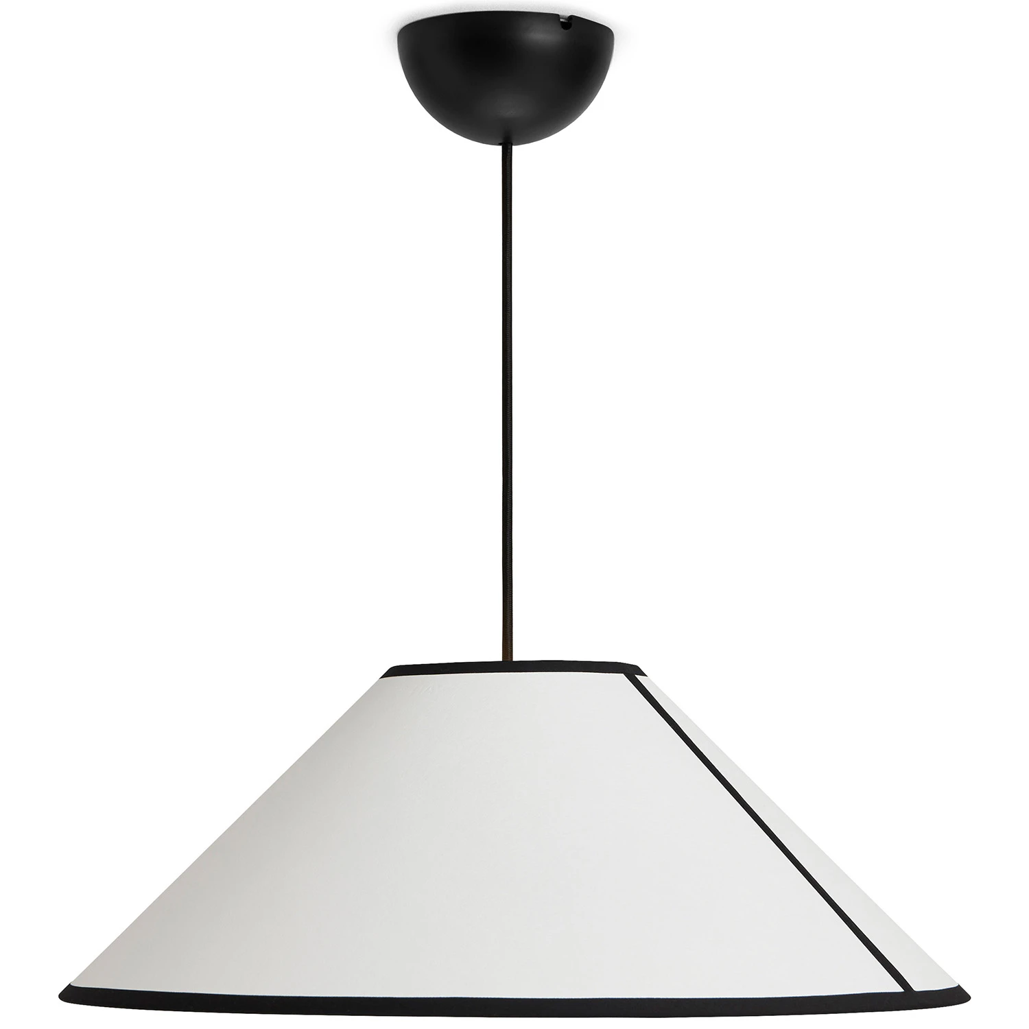 Hay Ava Cone Pendel 50 Cm - Pendellampor Papper Vit