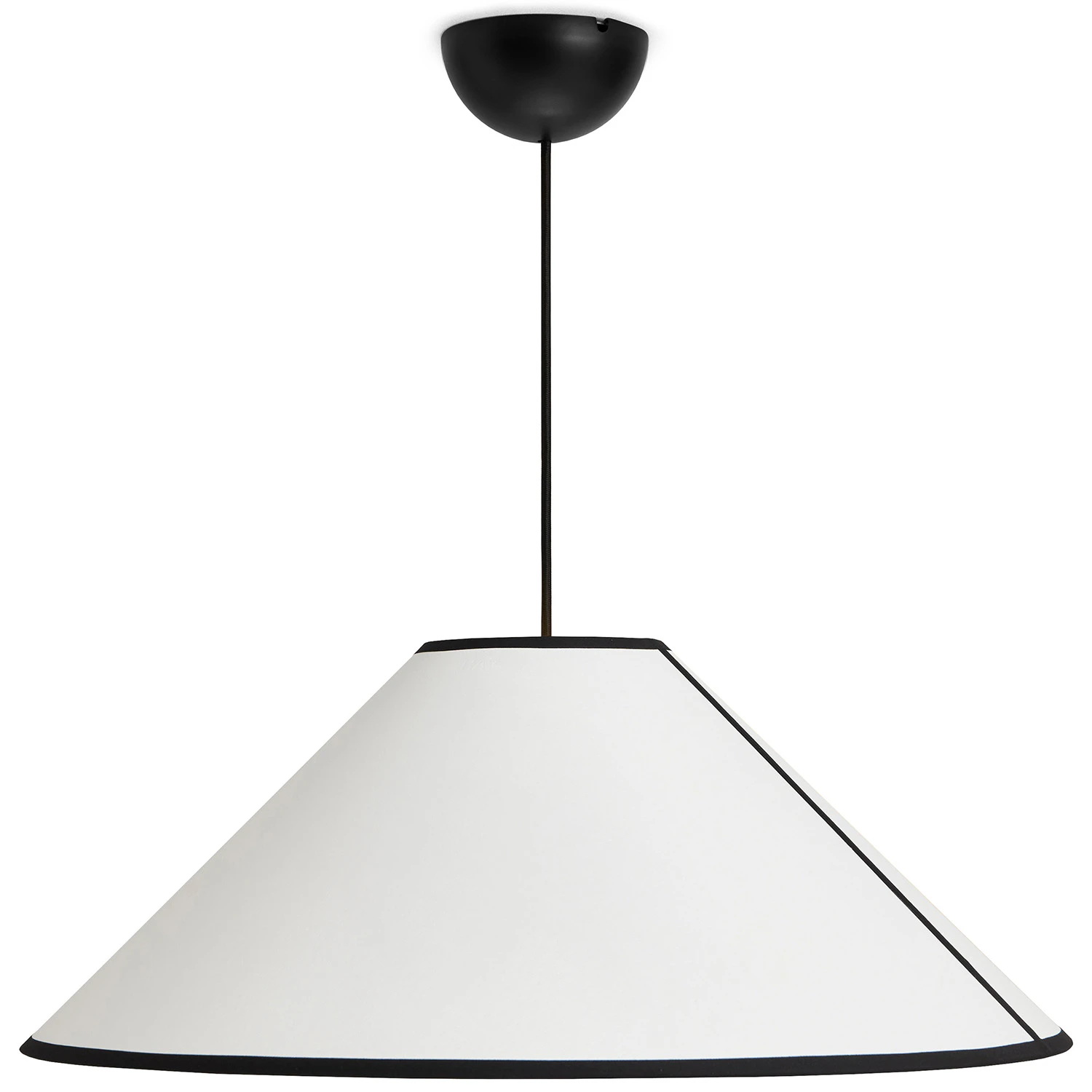 Hay Ava Cone Pendel 60 Cm - Pendellampor Papper Vit