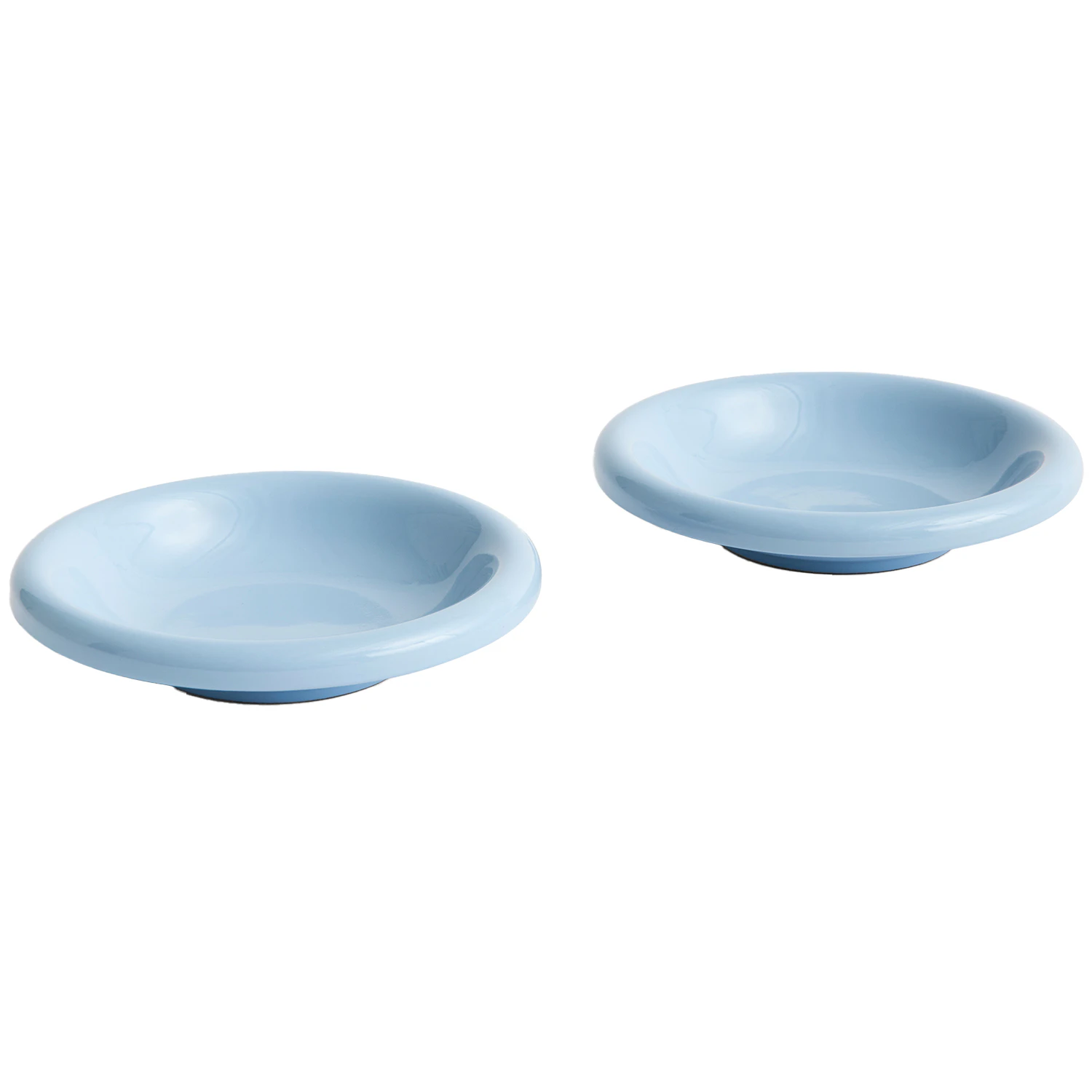 Hay Barro Bowl Set Of 2 Light Blue - Dessertsk&aring;lar Terrakotta Ljusbl&aring;